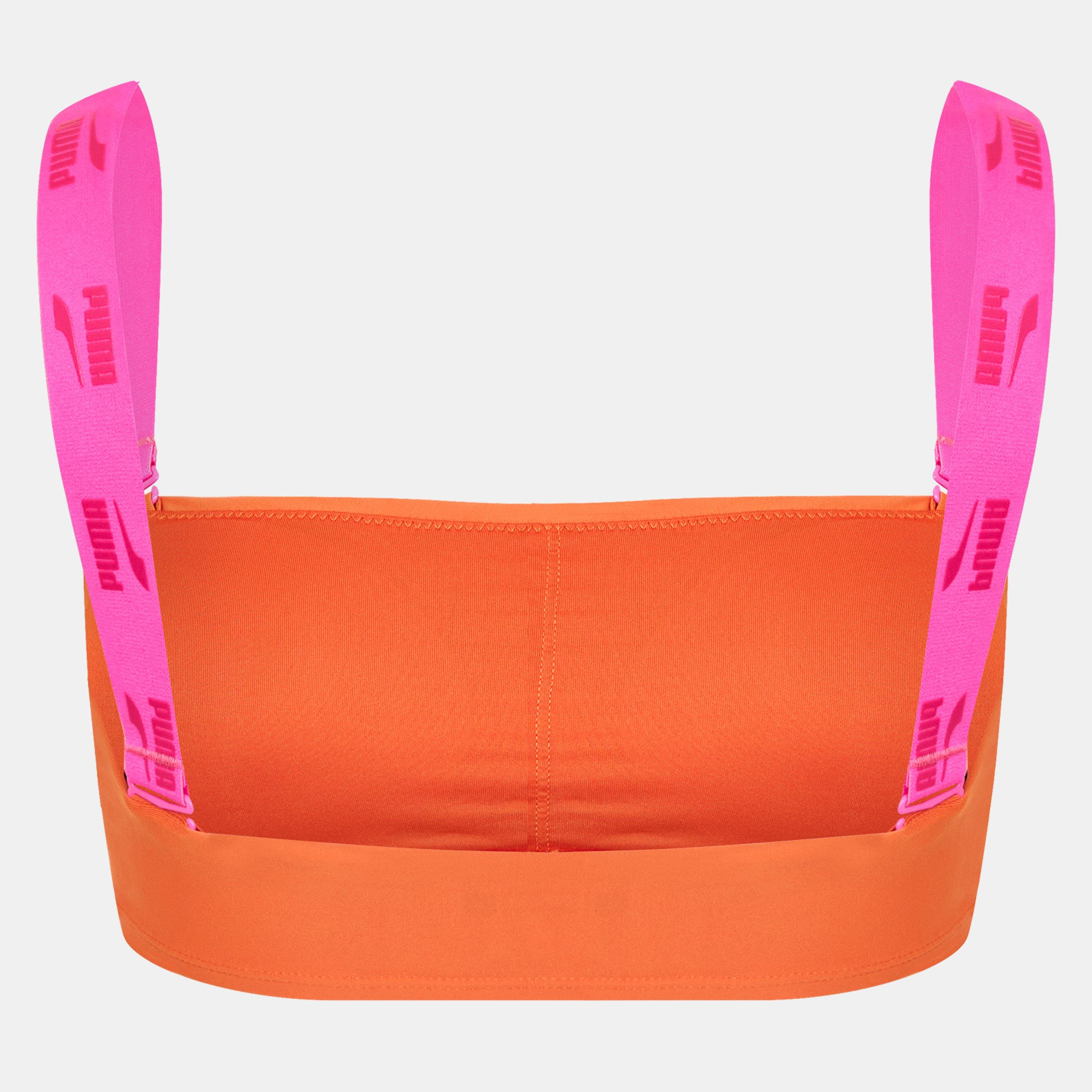 Pink / Chili - Puma - Swim Bandeau Bikini - 2