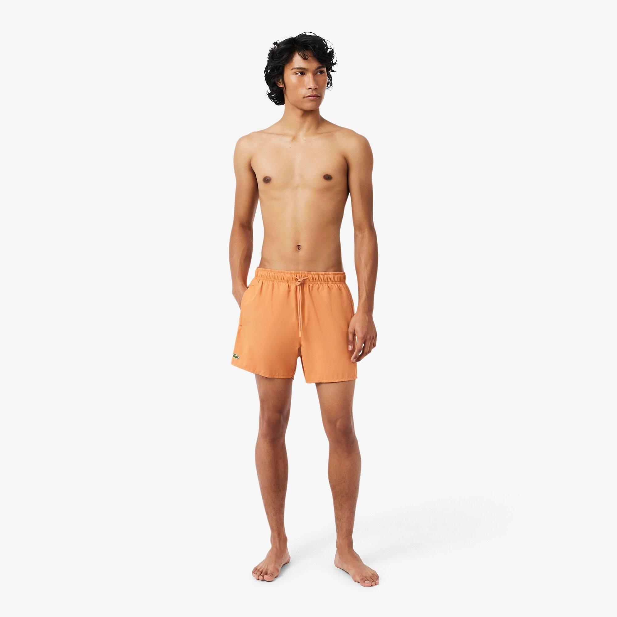 Lacoste Men's Taff Swim Shorts - Orange 3Ax - M