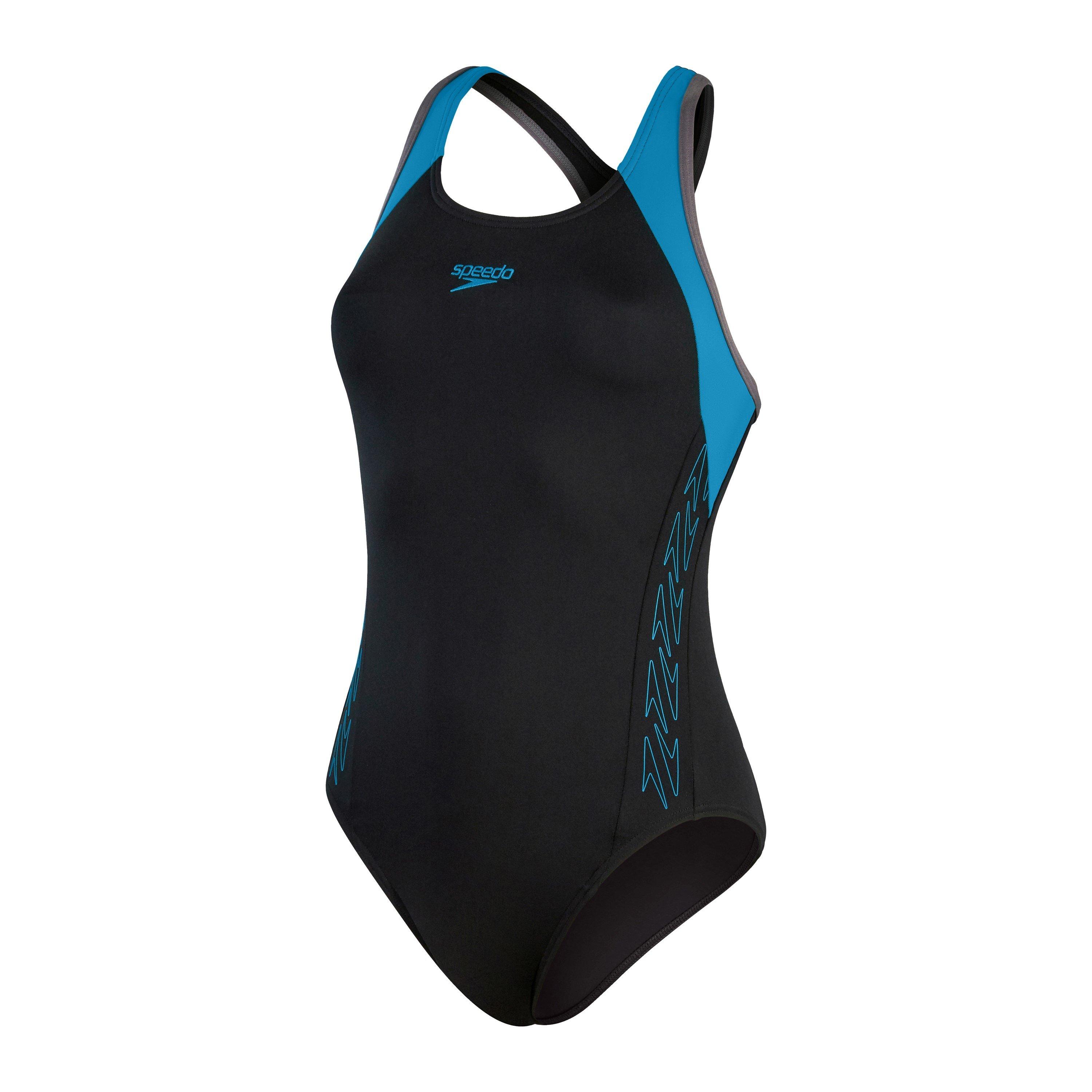 Black/Blue - Speedo - Women's One Piece Swimsuit - 1