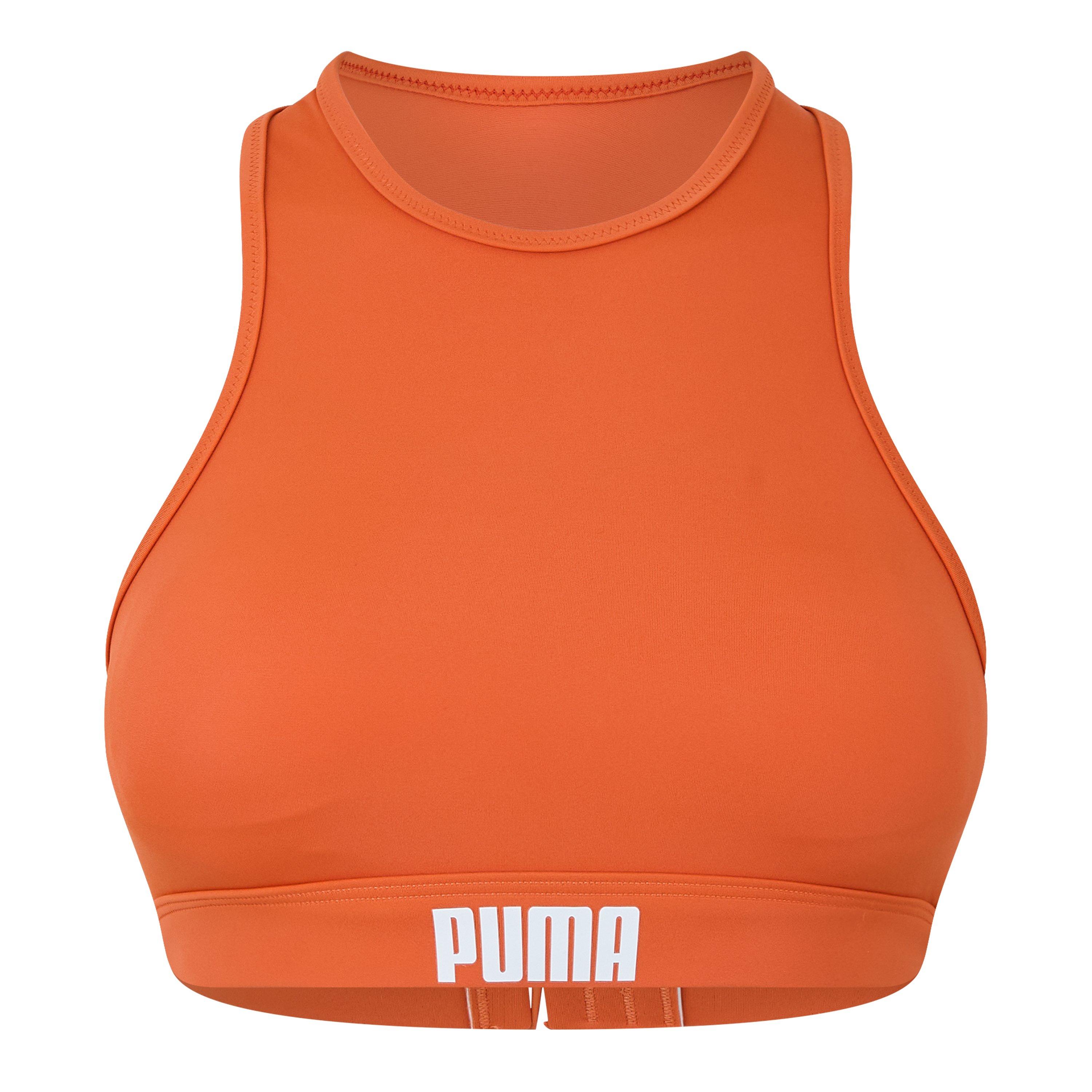 Puma Women's Racerback Bikini Top - Chili Powder - 14 (L)