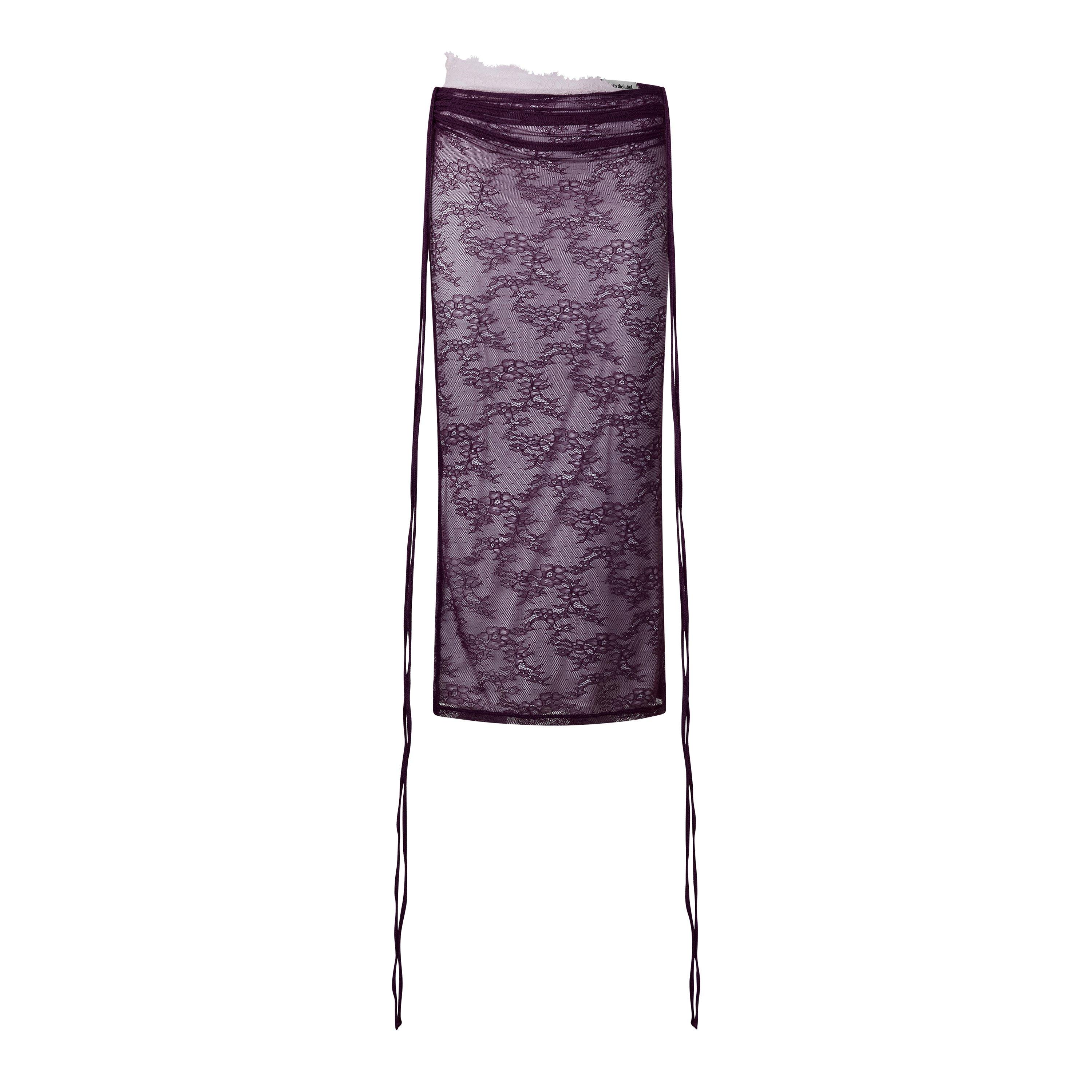 Plum Pink - Mars The Label - Women's Ray Maxi Sarong - 1