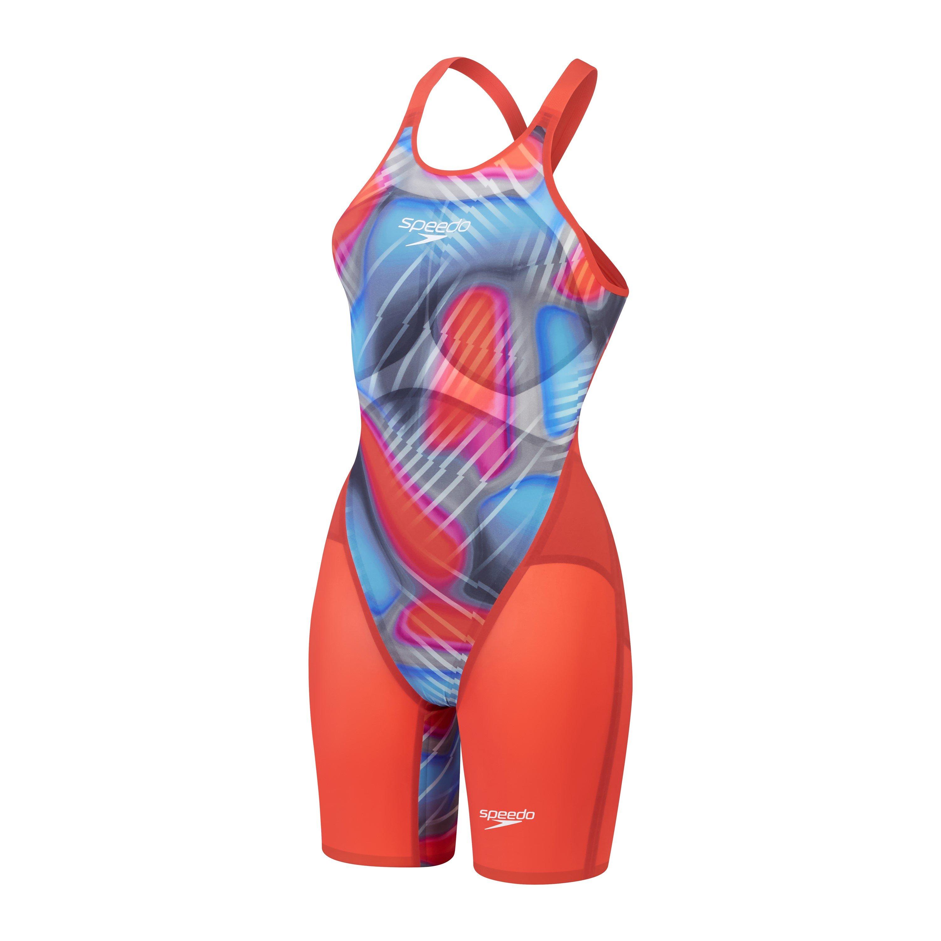 Red/Blue - Speedo - Women's Lzr Valor 2.0 Race Swimsuit - 1
