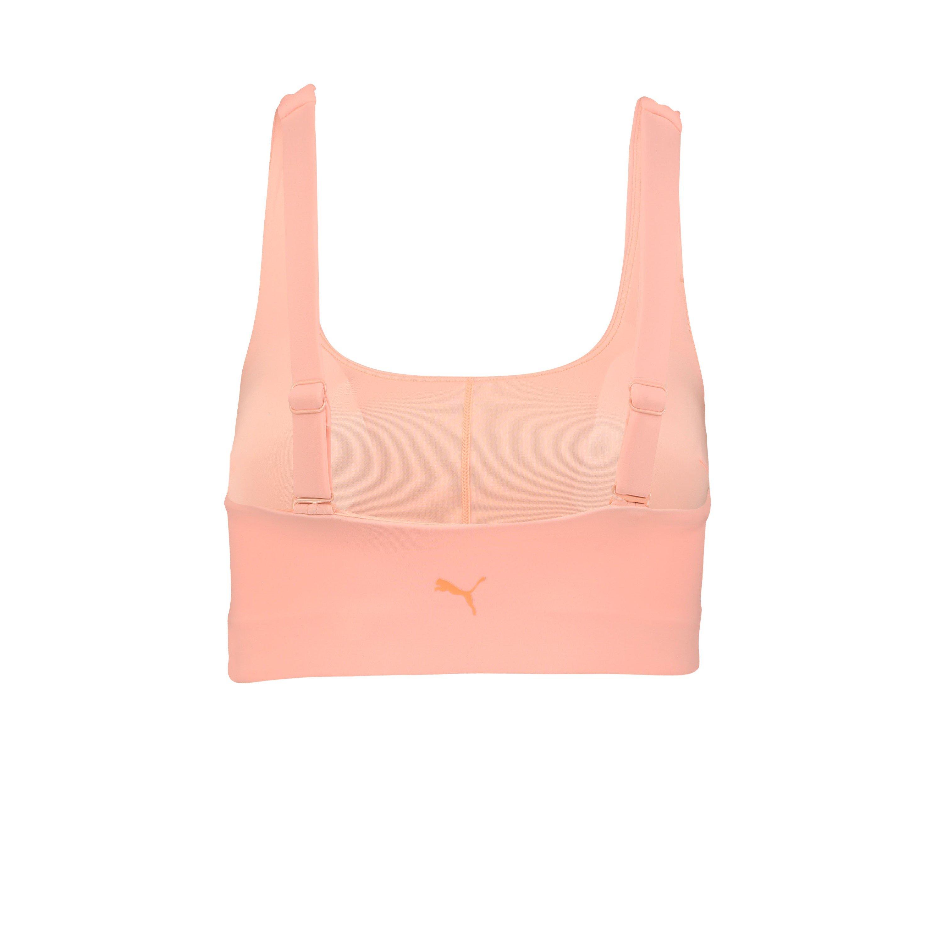 Peach Combo - Puma - Women's Scoop Neck Swimsuit - 2