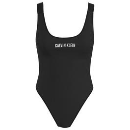 Calvin Klein Scoop Back One Piece Swimsuit