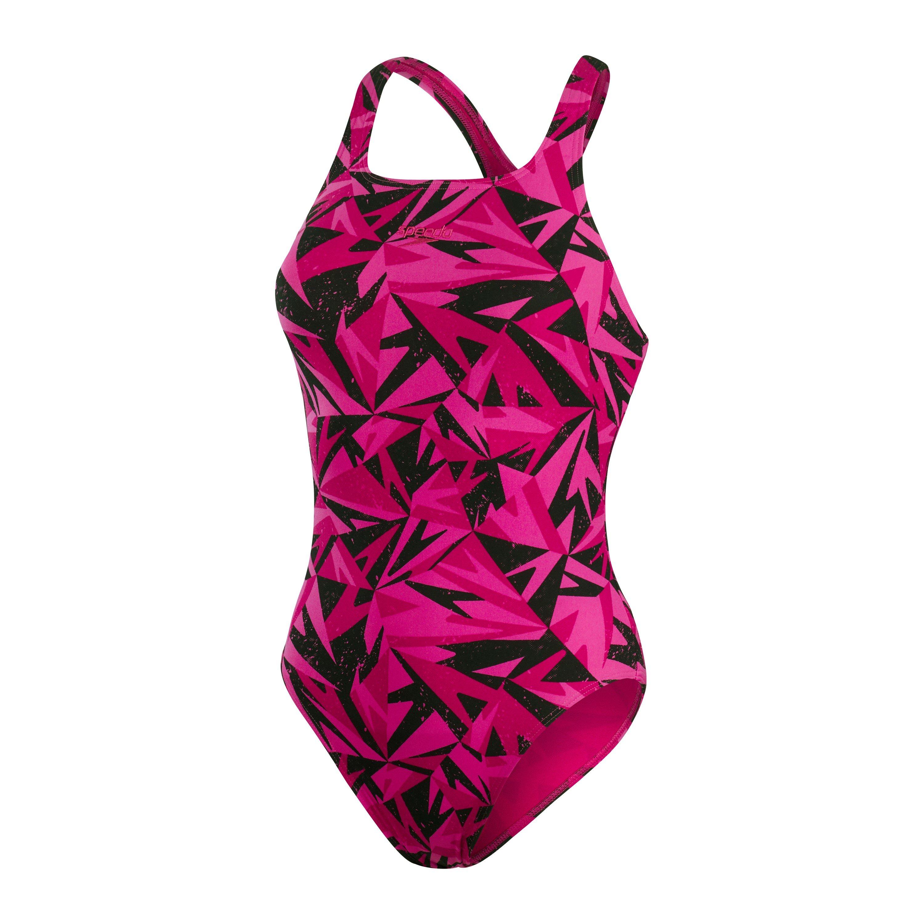Black/Pink - Speedo - Women's Hyperboom Model One Piece Swimsuit - 1