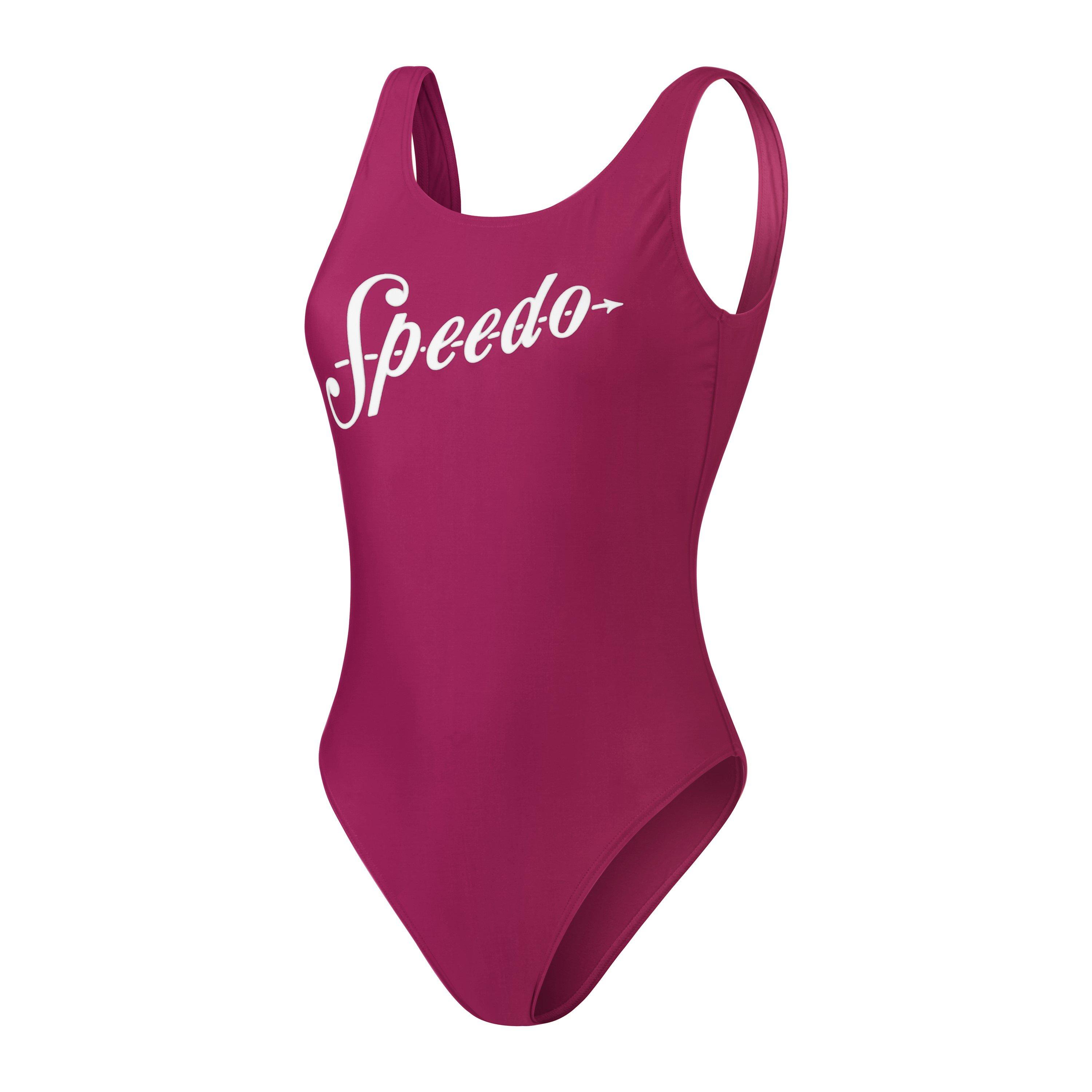 Speedo Women's One Piece Swimsuit - Purple/White - 30 (XS)