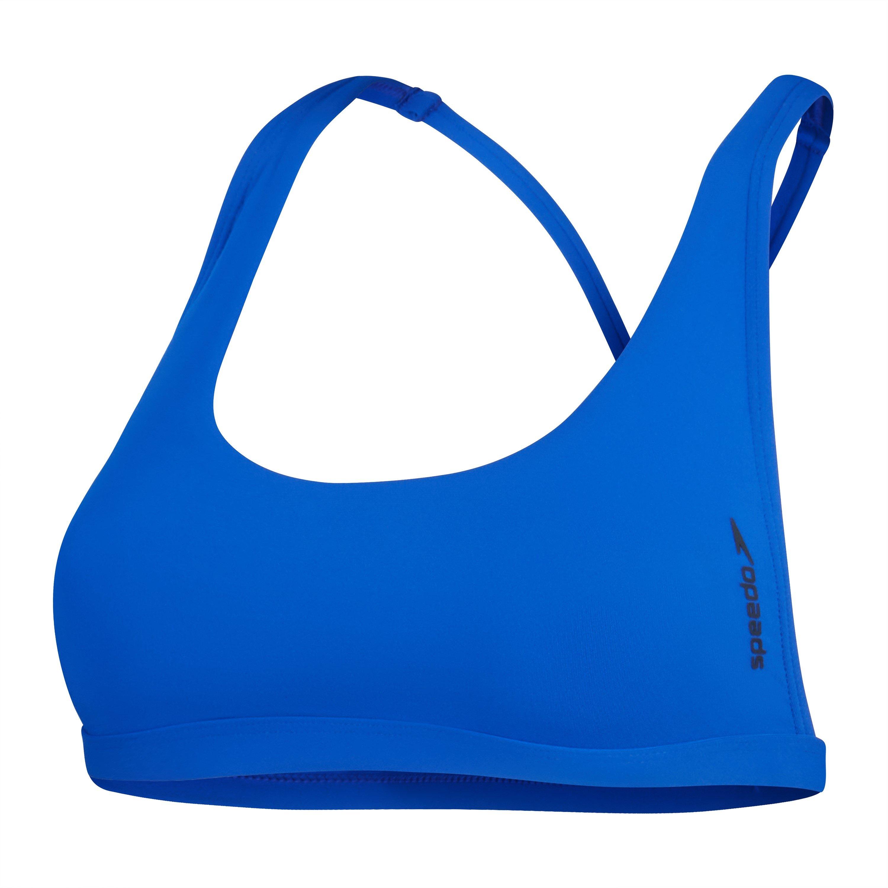 Blue - Speedo - Women's Neck Bikini Top - 1