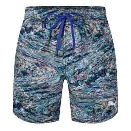 Puma Printed Swim Shorts Mens