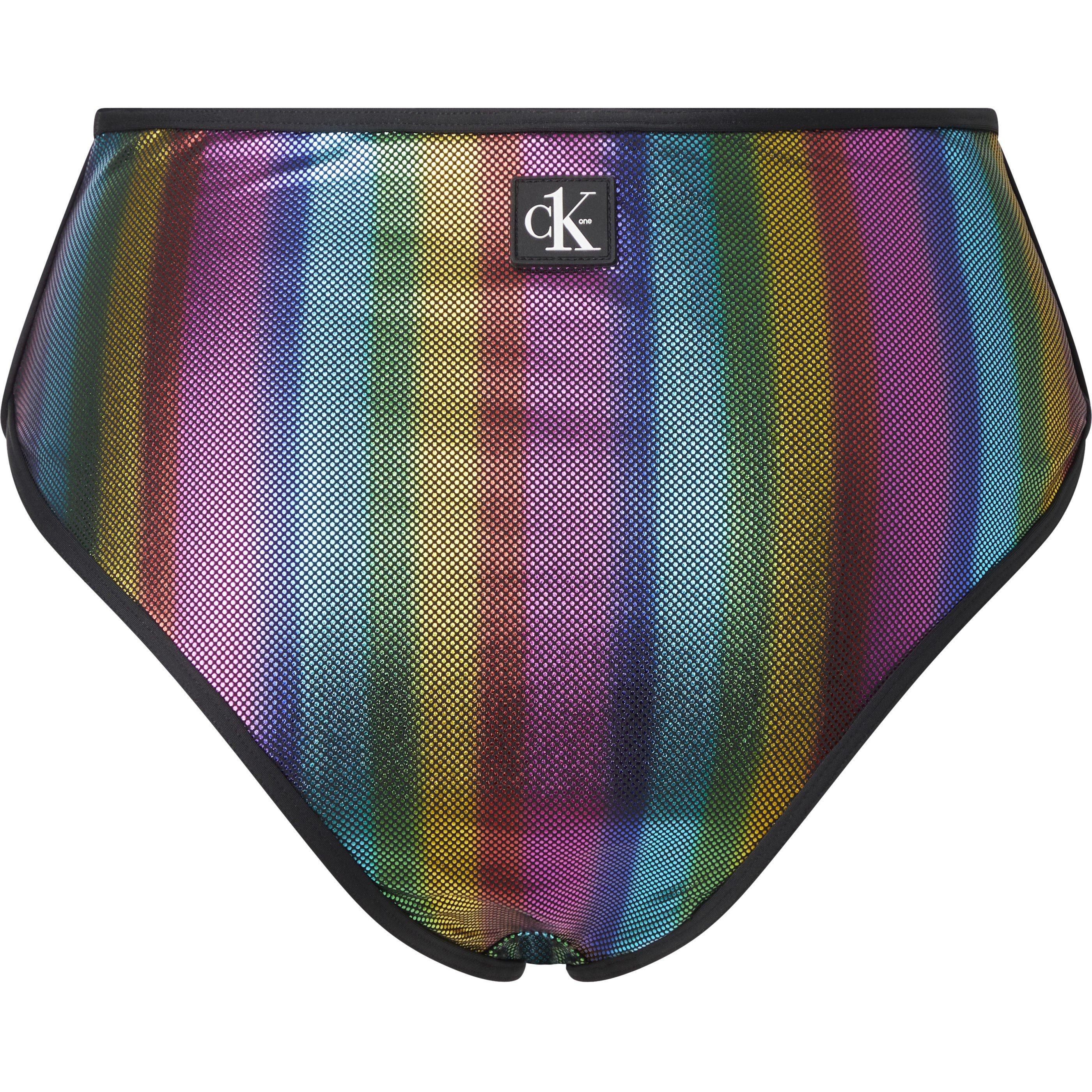 Rainbow - Calvin Klein - HIGH WAIST CHEEKY BIKINI-PRINT - 2