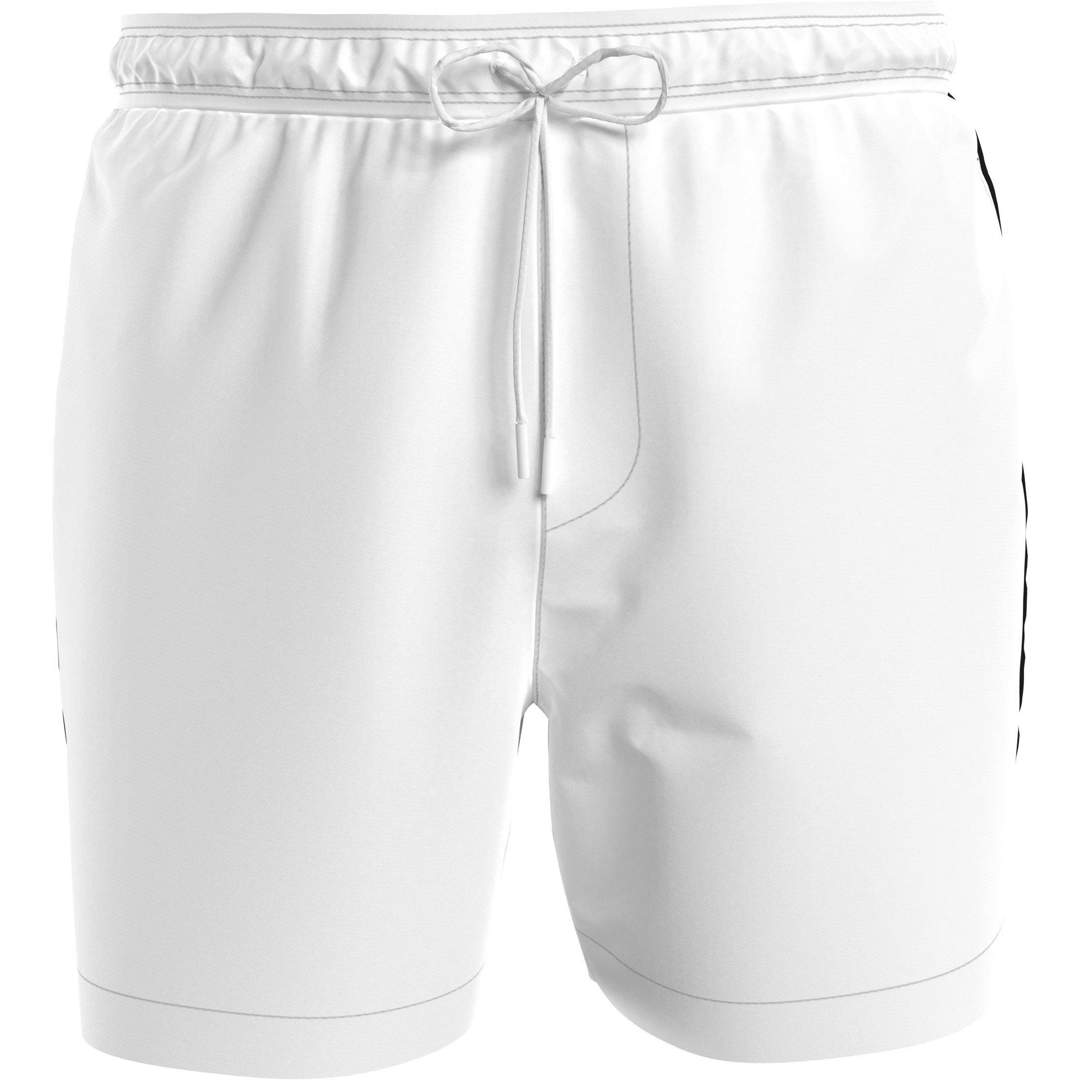Calvin Klein Men's Medium Tape Swim Shorts - Pvh Class White - S