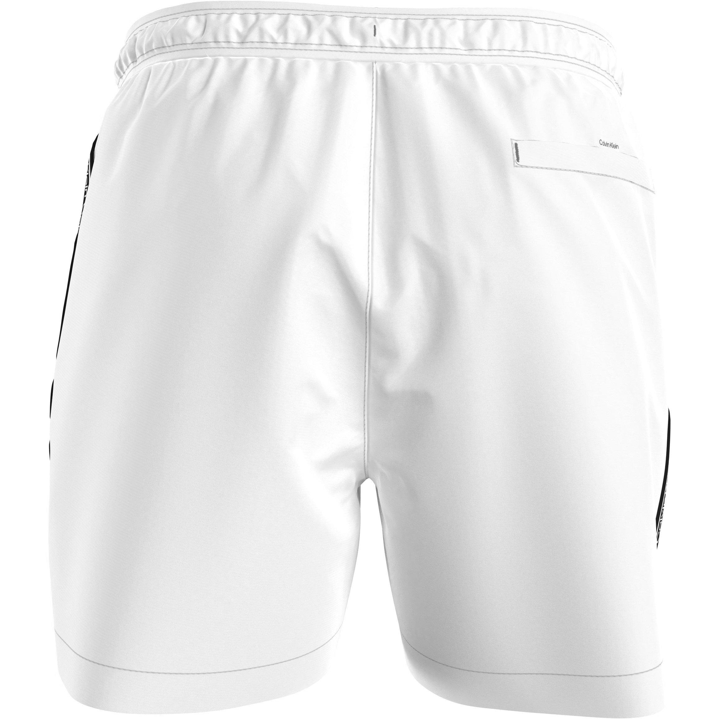 PVH Class White - Calvin Klein - Medium Tape Swim Shorts Mens - 2