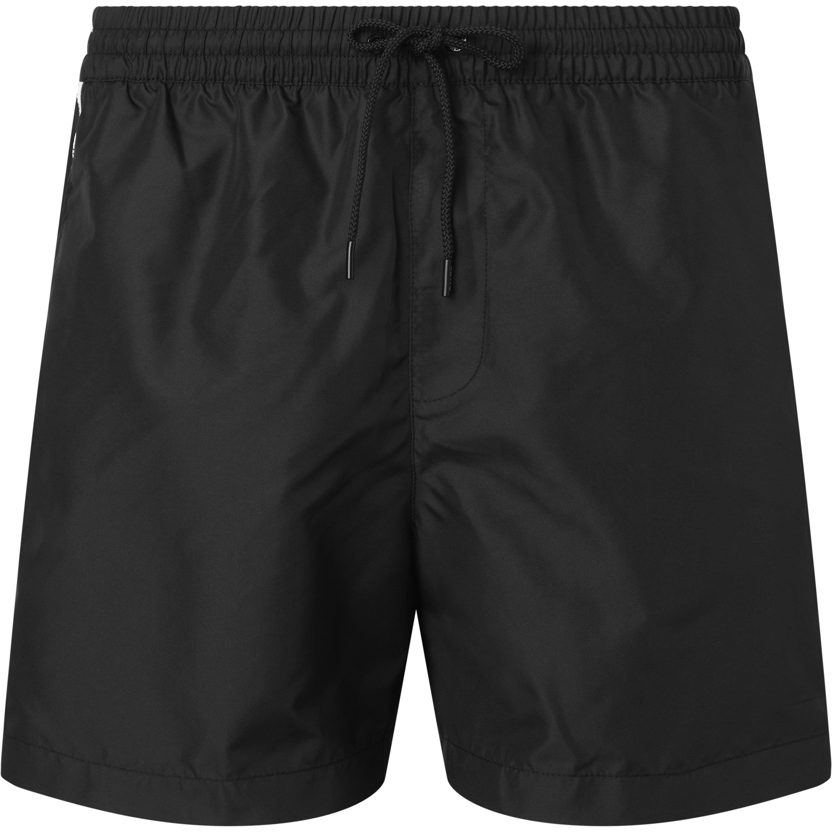 PVH Black - Calvin Klein - Medium Tape Swim Shorts Mens - 1