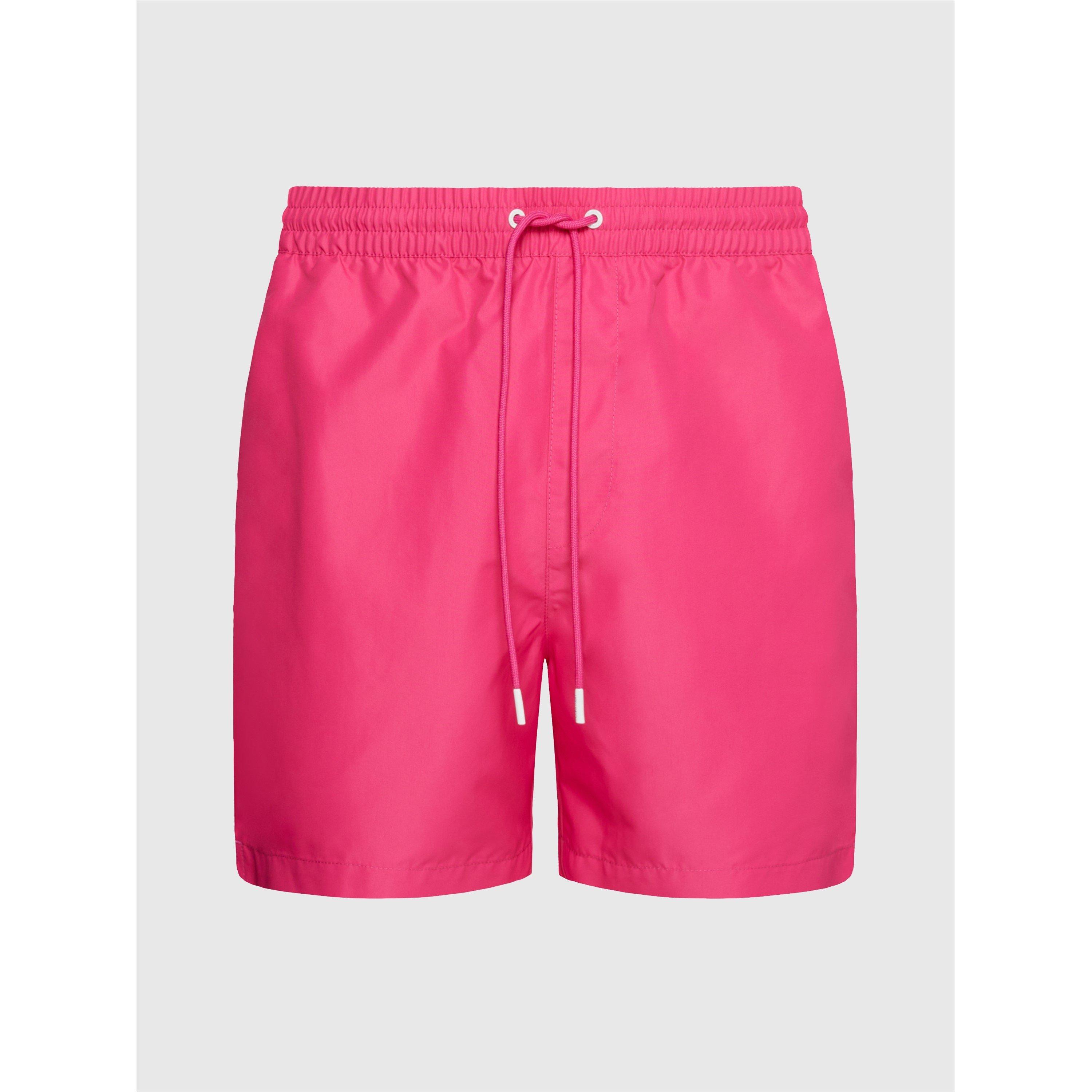 Calvin Klein Men's Medium Tape Swim Shorts - Fuchsia T9z - 2XL