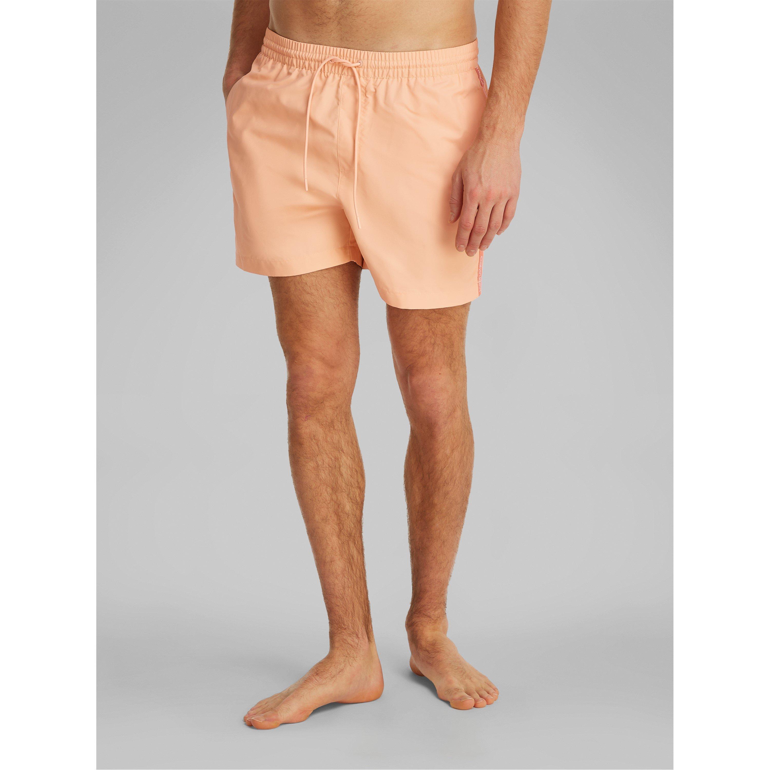 Light Cataloupe - Calvin Klein - Medium Tape Swim Shorts Mens - 3