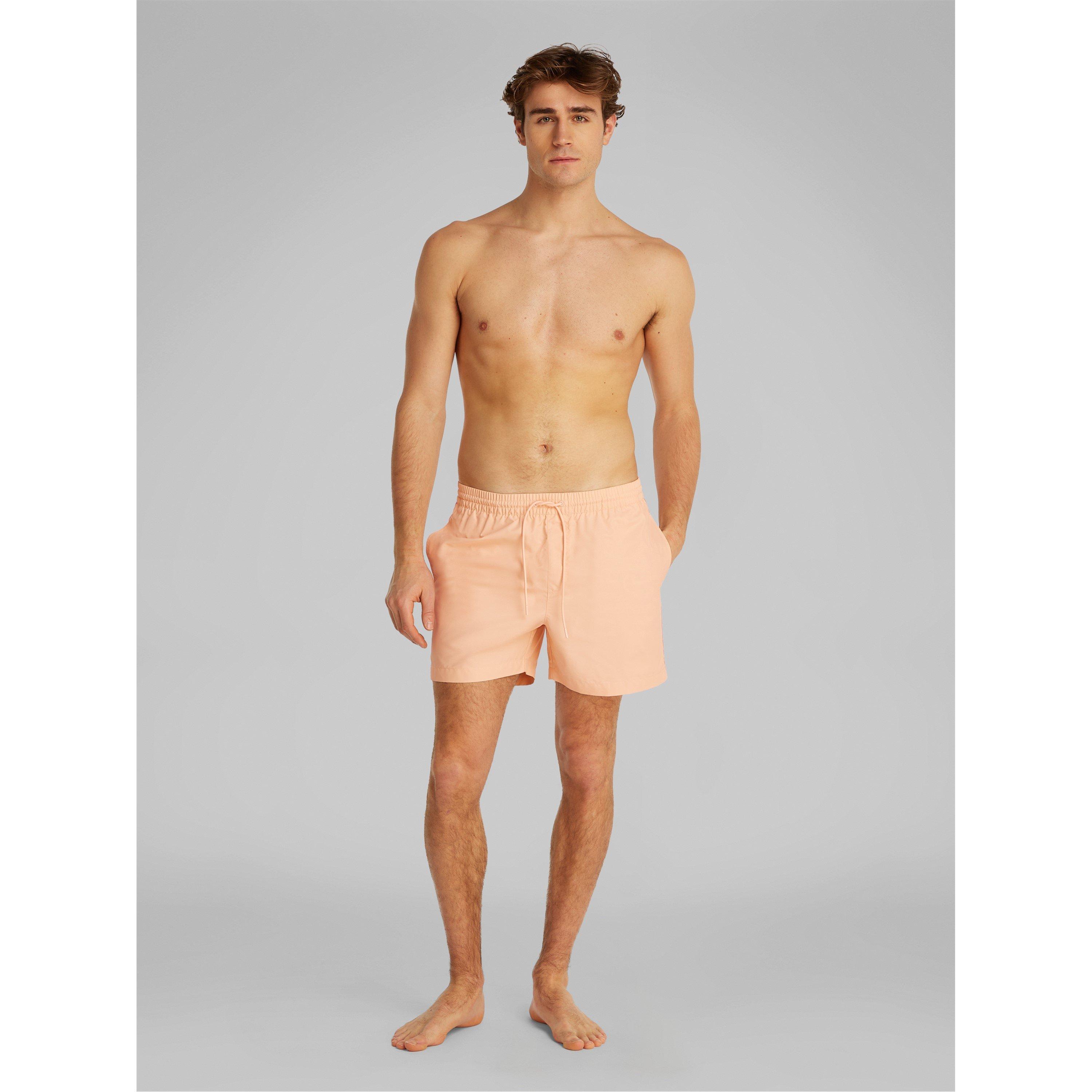 Light Cataloupe - Calvin Klein - Medium Tape Swim Shorts Mens - 4