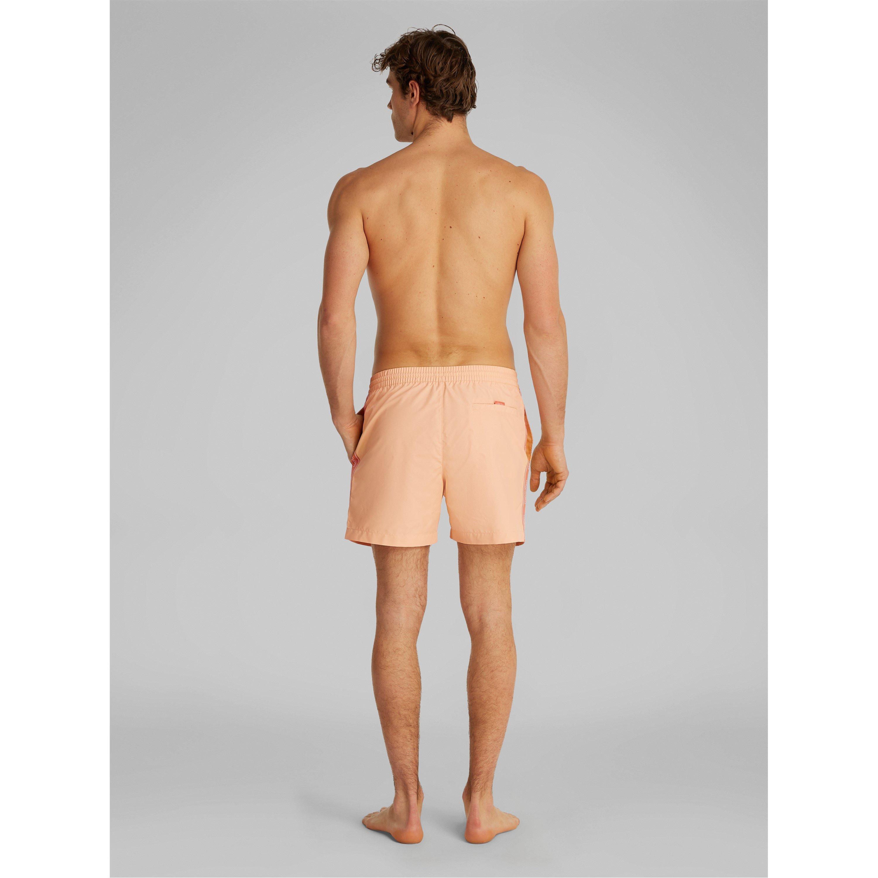 Light Cataloupe - Calvin Klein - Medium Tape Swim Shorts Mens - 5