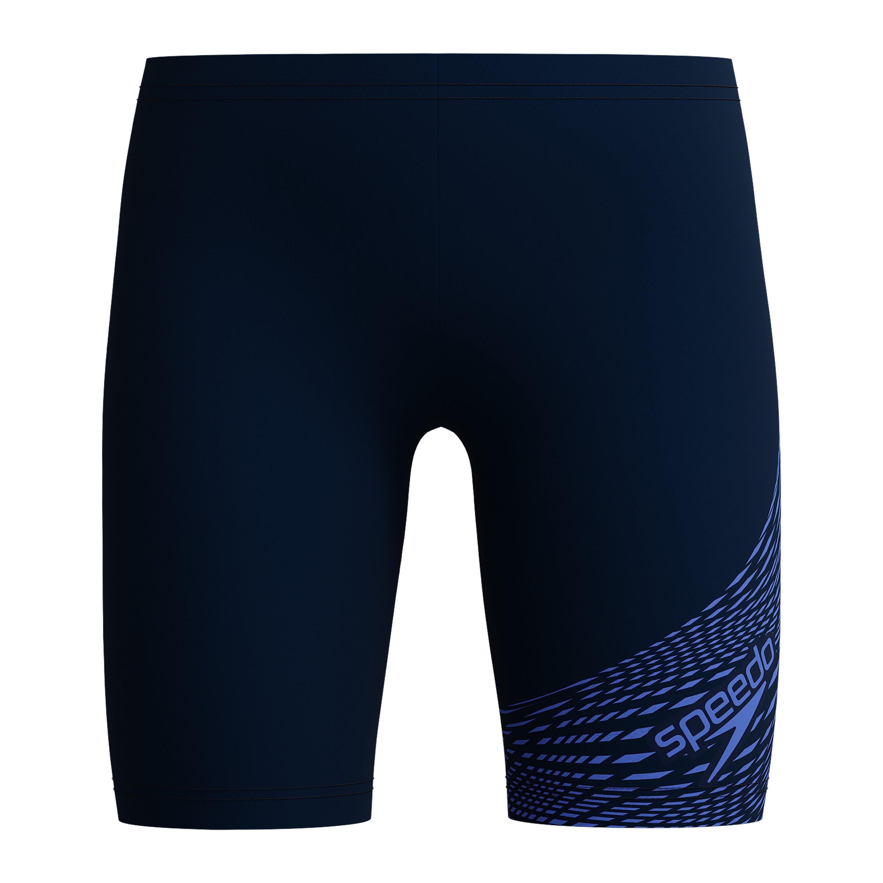 Navy/Cobalt Pop - Speedo - Speedo Medley Logo Jammers Juniors - 2