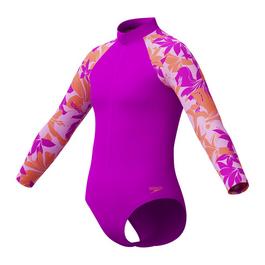 Speedo Long Sleeve Swimsuit Juniors