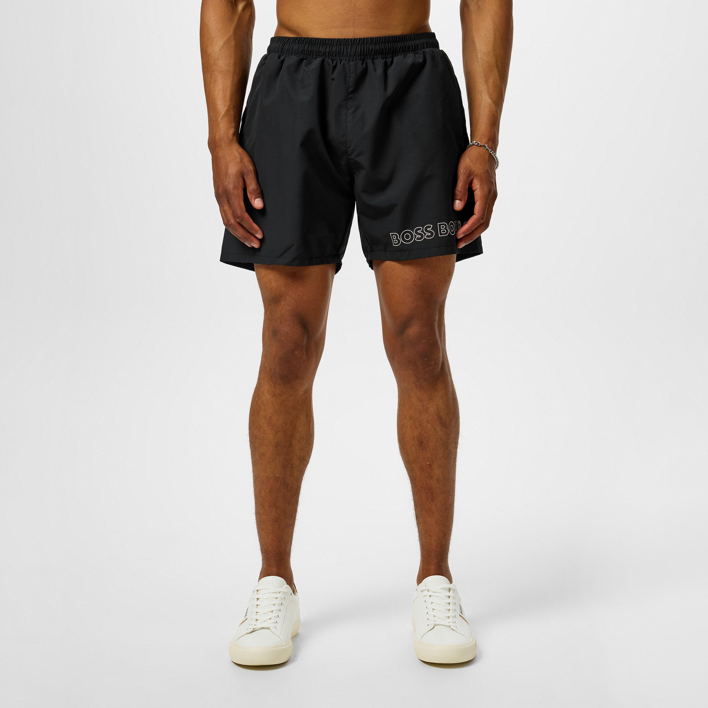 Zwarte 007 - Boss - Men's Dolphin Swim Shorts, Recycled Polyester - 3