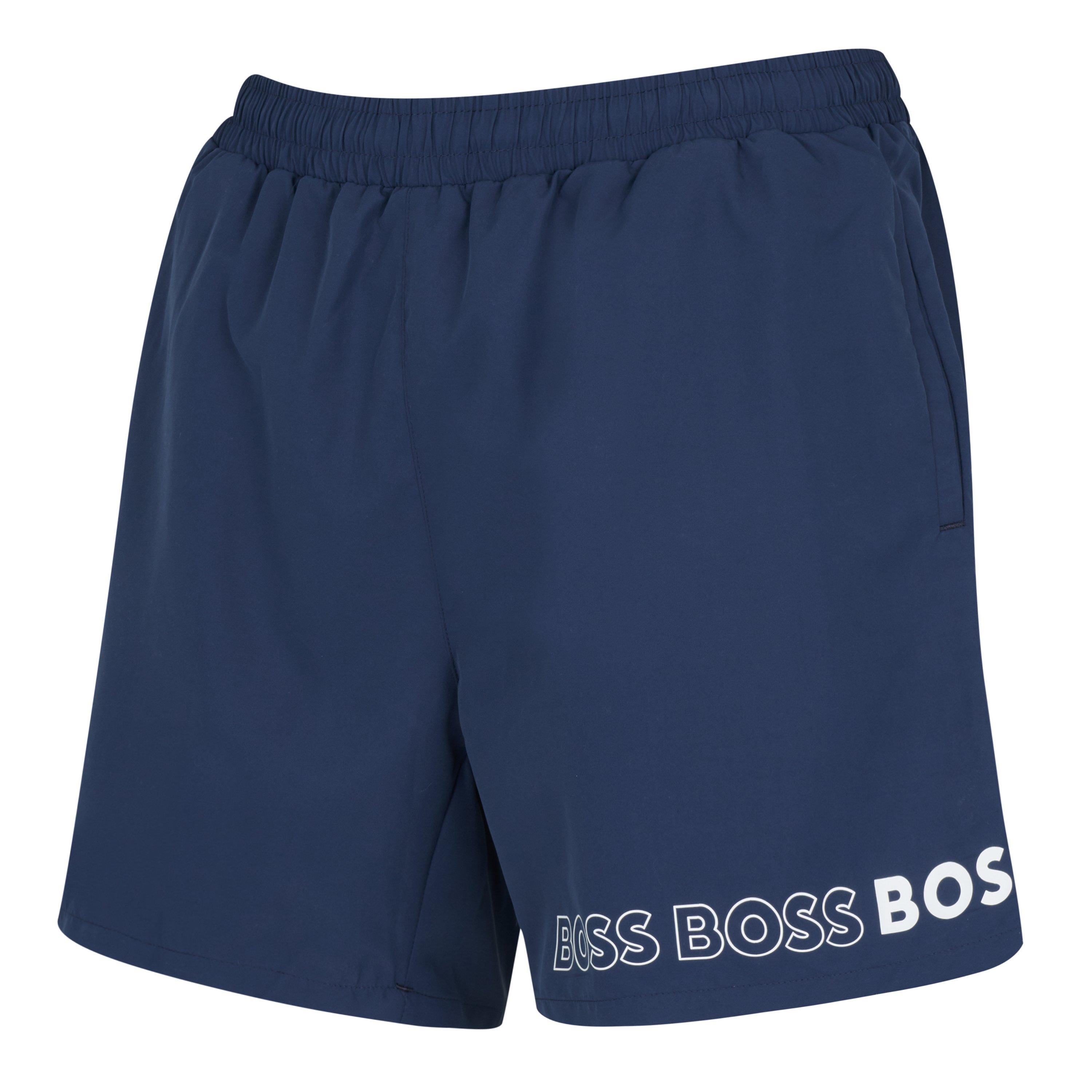 Navy 413 - Boss - Men's Dolphin Swim Shorts, Recycled Polyester - 6