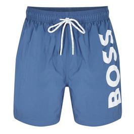 Boss Men's Octopus Swim Shorts with Bold  Branding
