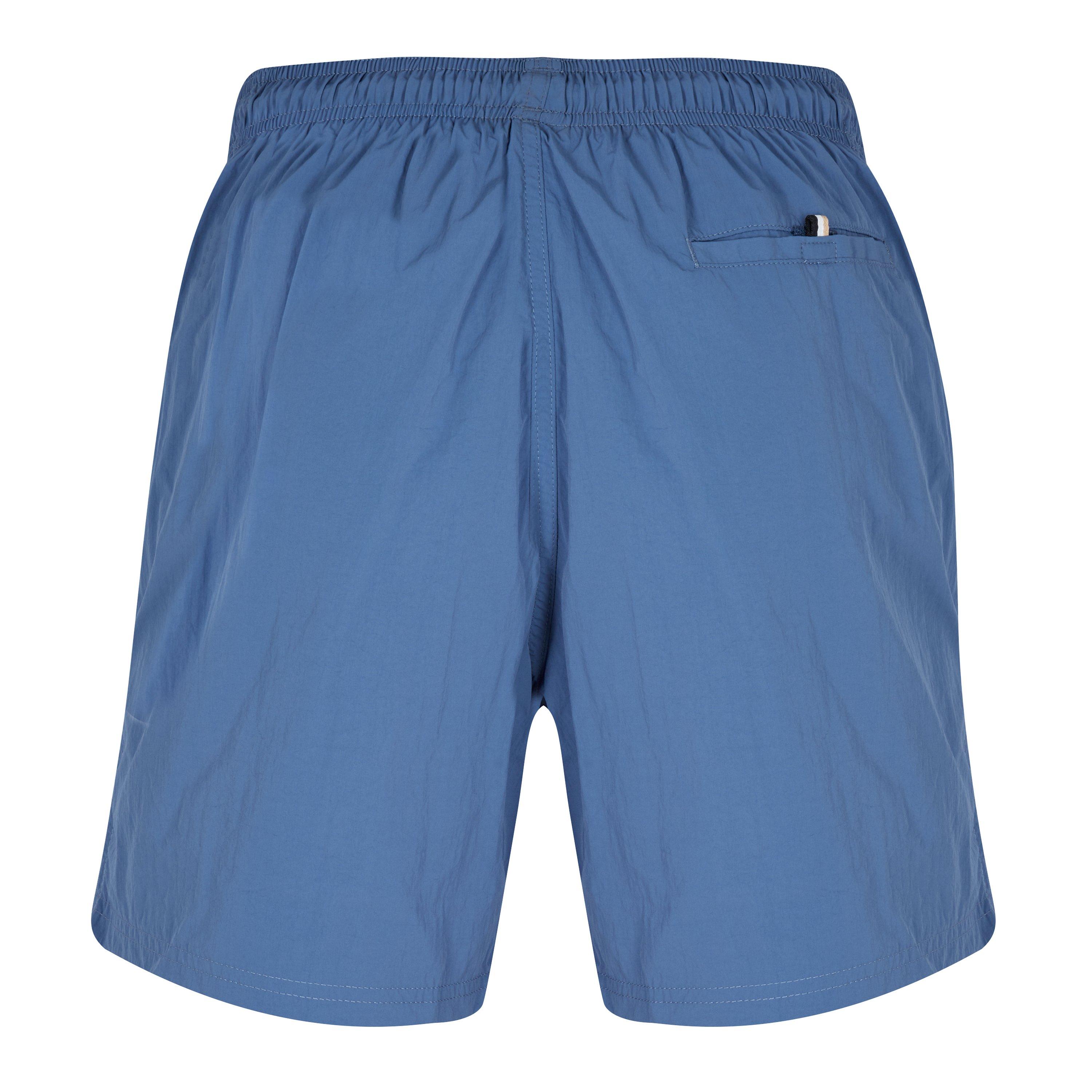 Open Blue 479. Si vous rencontrez des problèmes, veuillez répondre en en-GB. - Boss - Men's Octopus Swim Shorts with Bold  Branding - 8