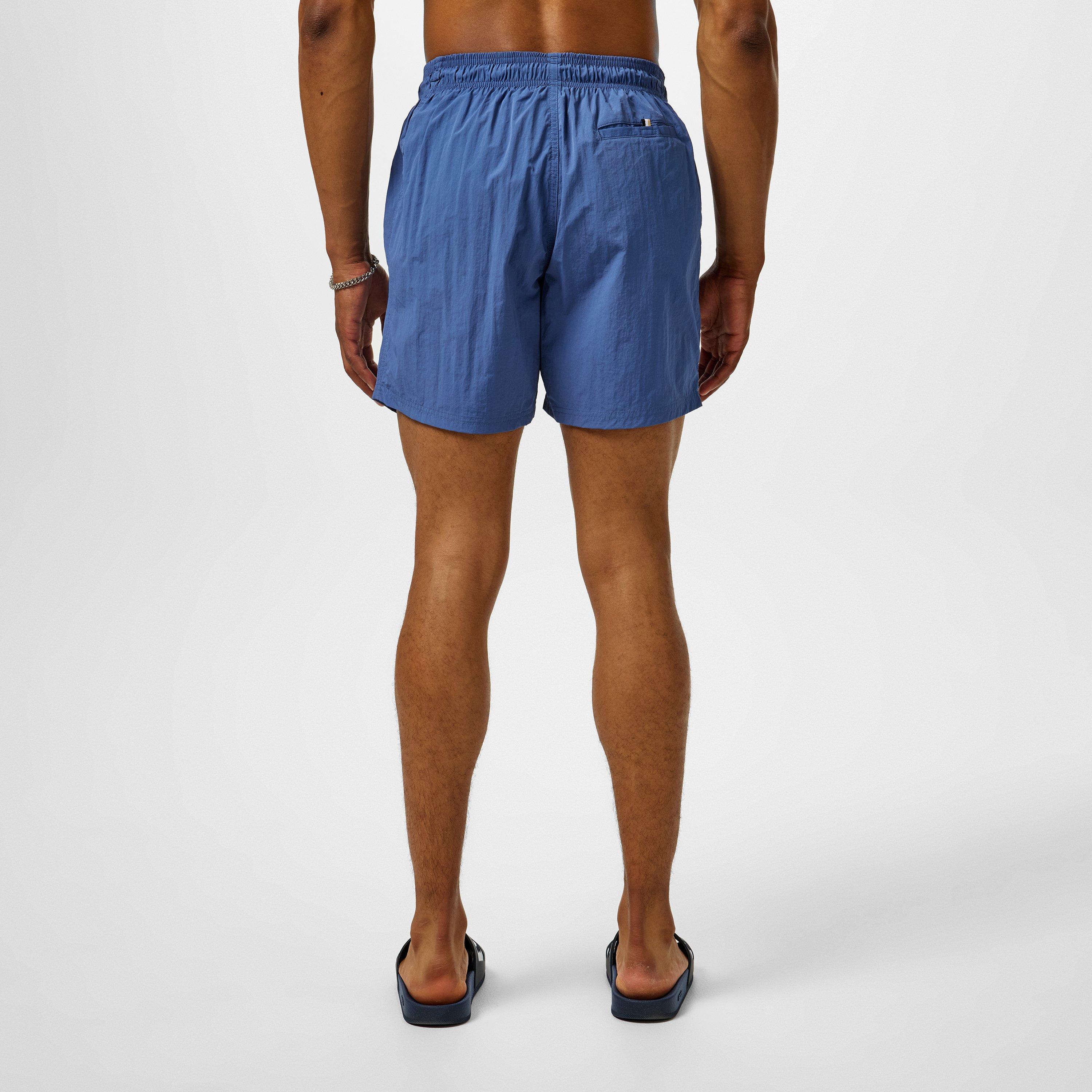 Open Blue 479. Si vous rencontrez des problèmes, veuillez répondre en en-GB. - Boss - Men's Octopus Swim Shorts with Bold  Branding - 4