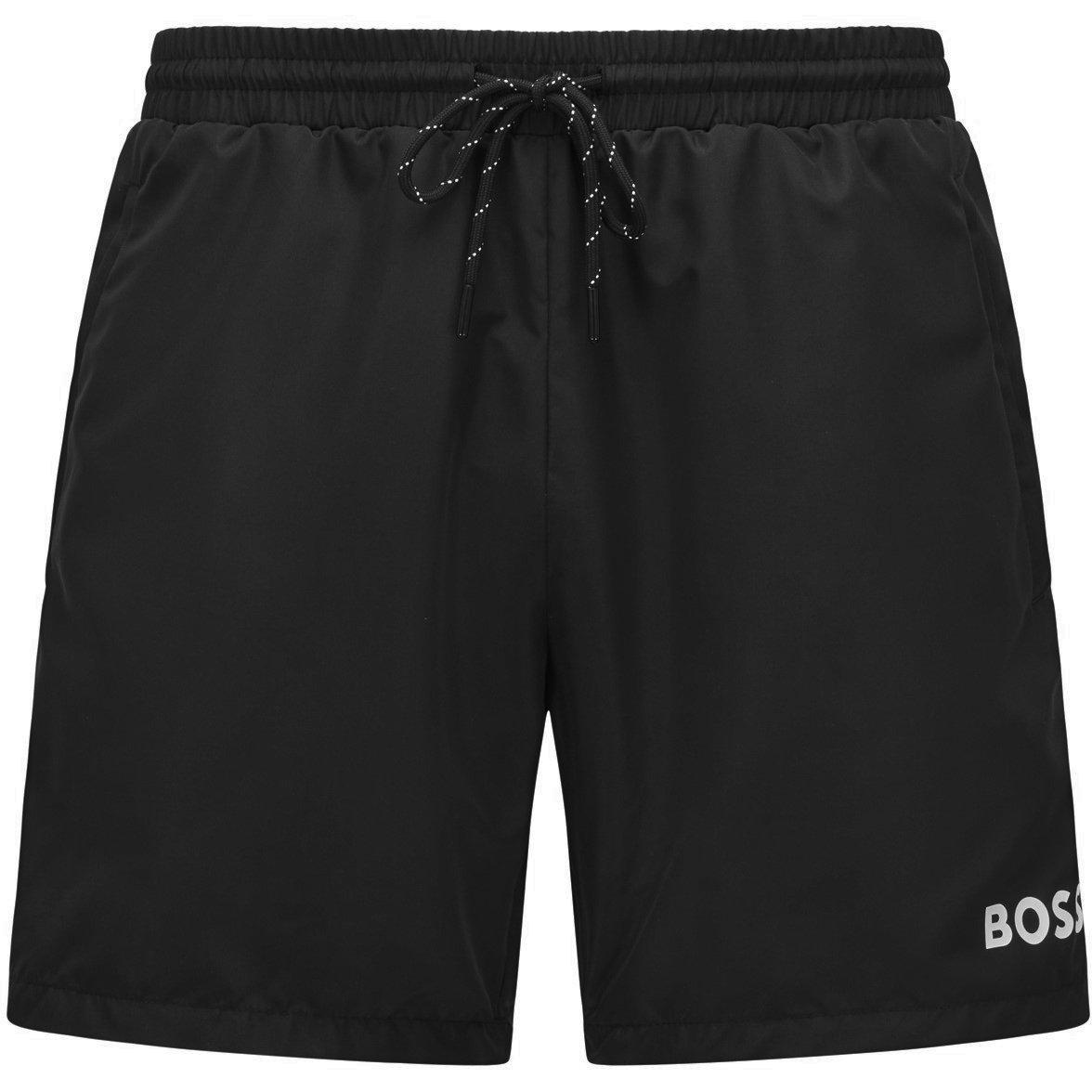 Boss Mens BOSS Bodywear Starfish Swim Shorts - Breathable Mesh - Black 007