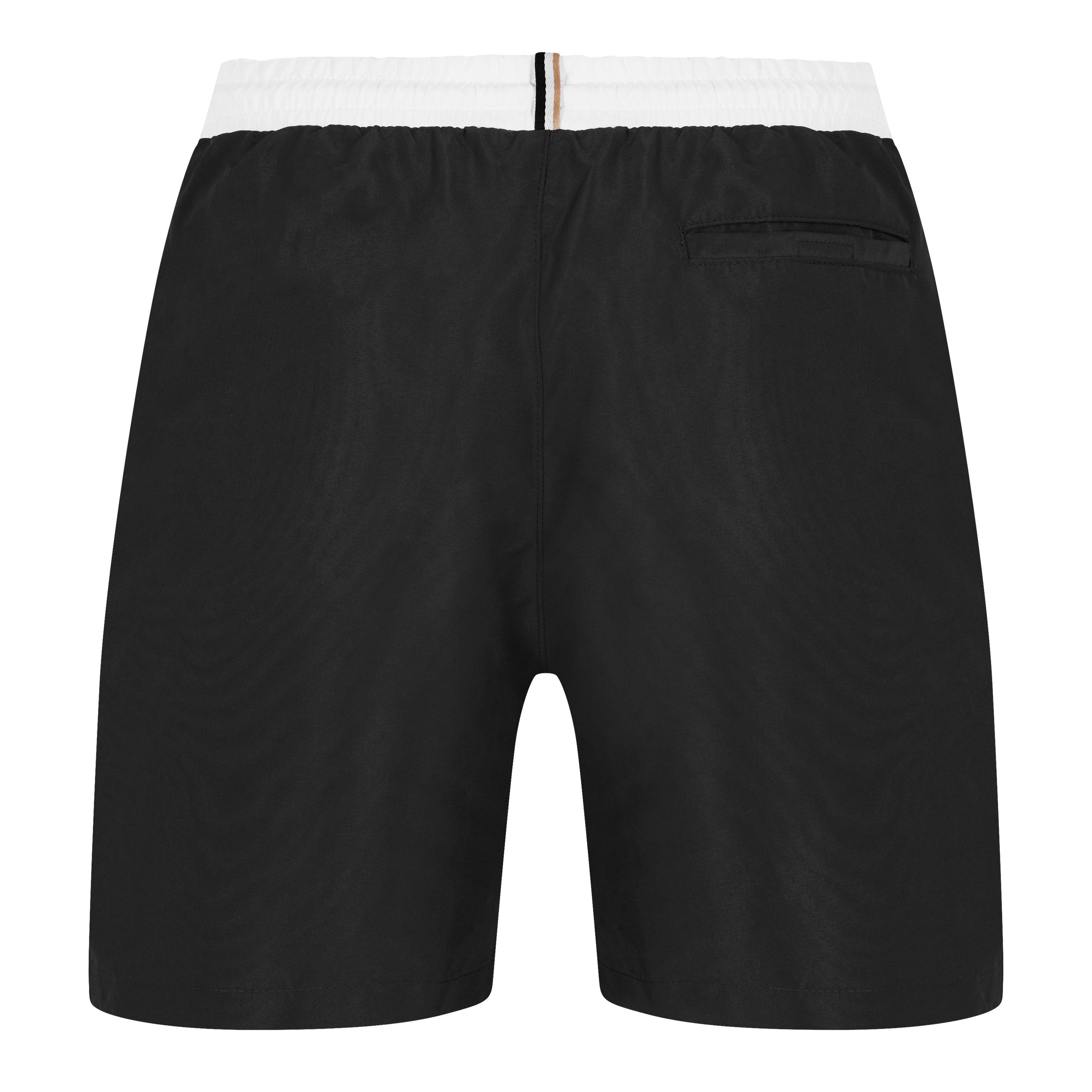Black/Wht 001 - Boss - Mens BOSS Bodywear Starfish Swim Shorts - Breathable Mesh - 2