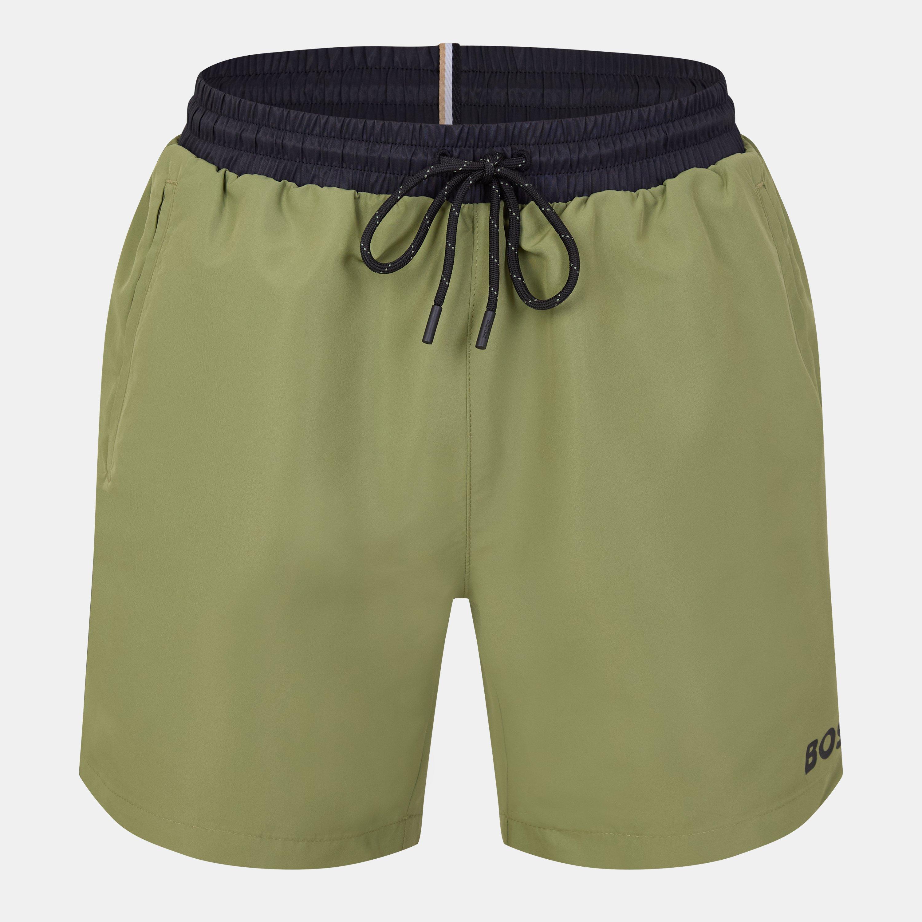 Boss Men's Bodywear Starfish Swim Shorts - Breathable Mesh - Sage 311 - 2X Large