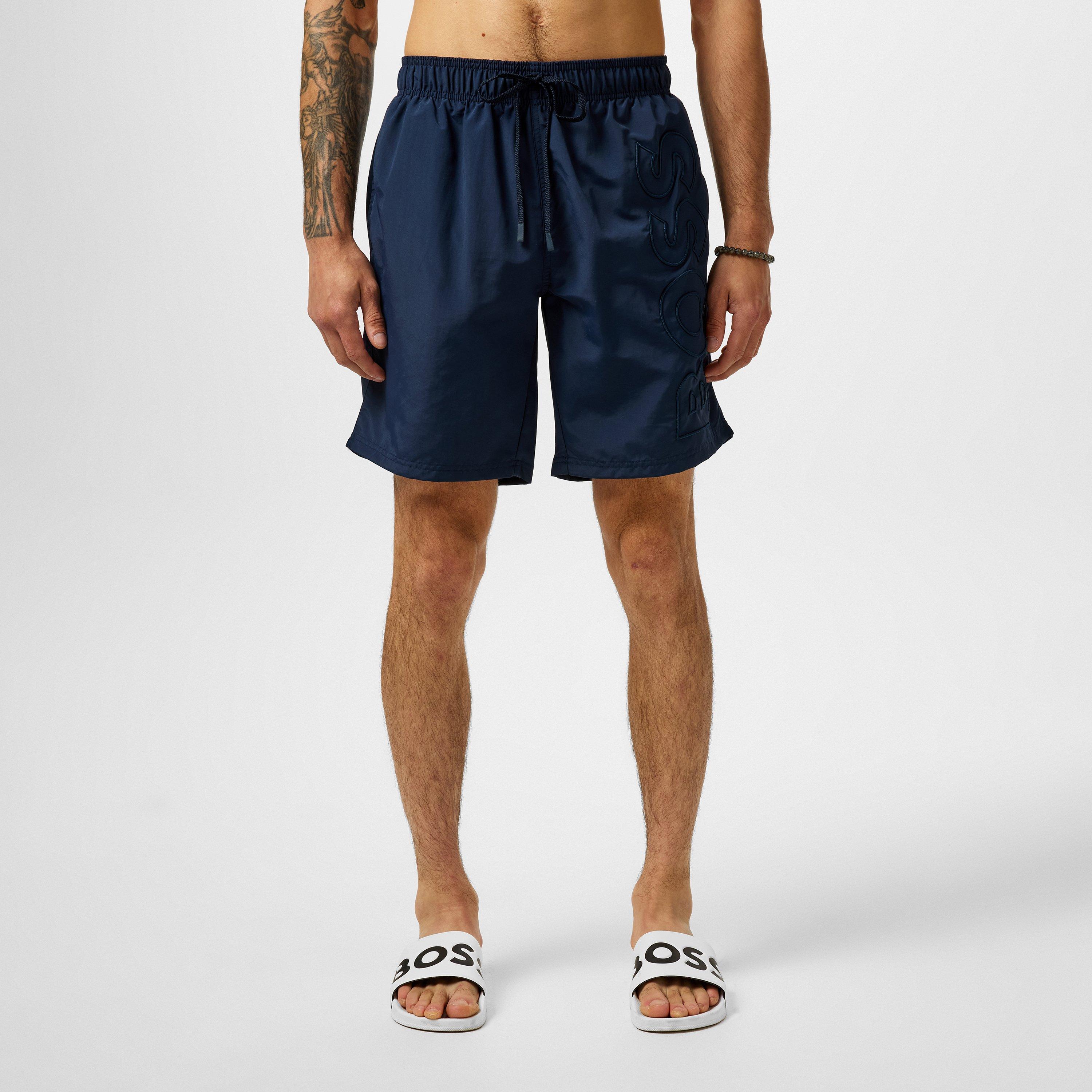 Navy 413 - Boss - Men's  Bodywear Whale Swim Shorts, Chlorine-resistant - 2