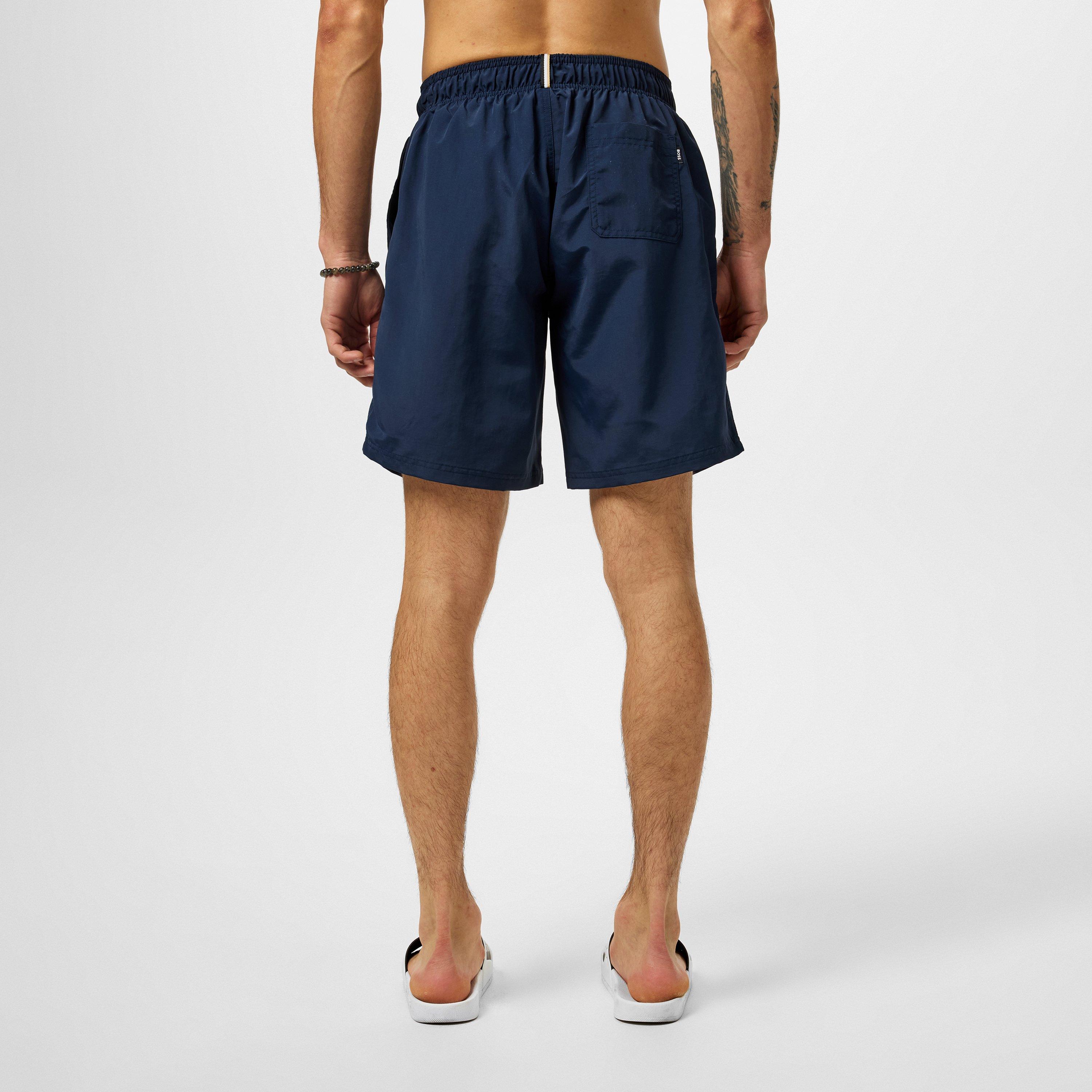 Navy 413 - Boss - Men's  Bodywear Whale Swim Shorts, Chlorine-resistant - 3