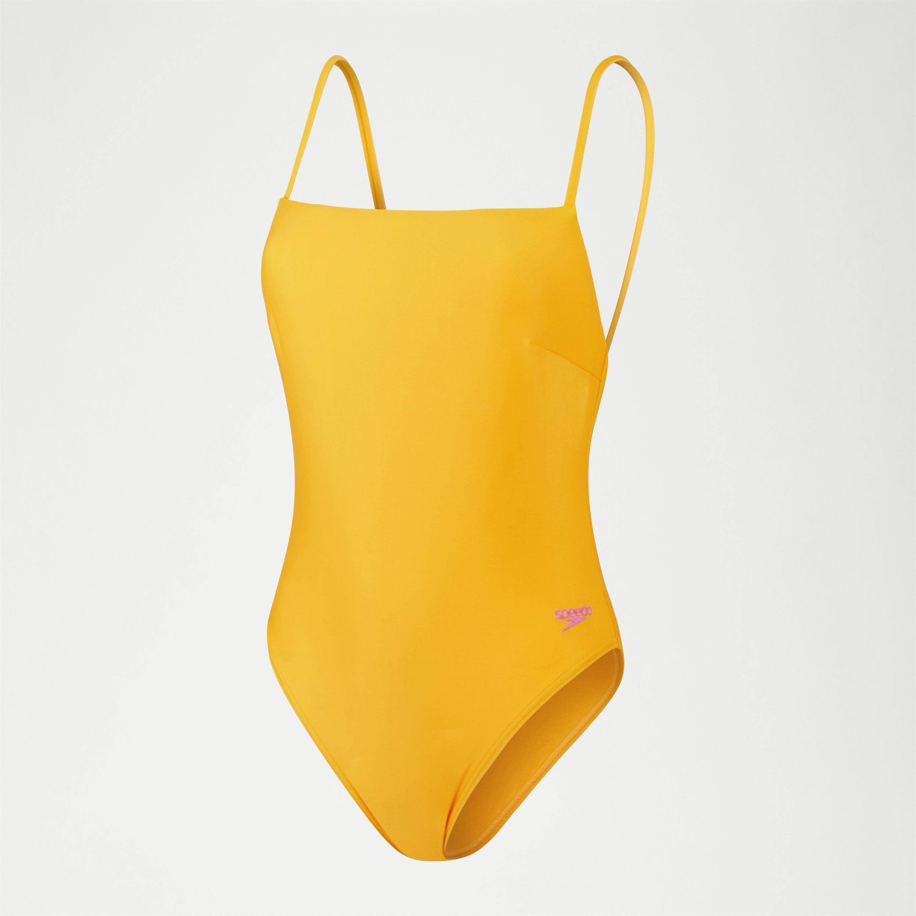 Speedo Women's One Piece Swimsuit - Yellow - 40 (2XL)