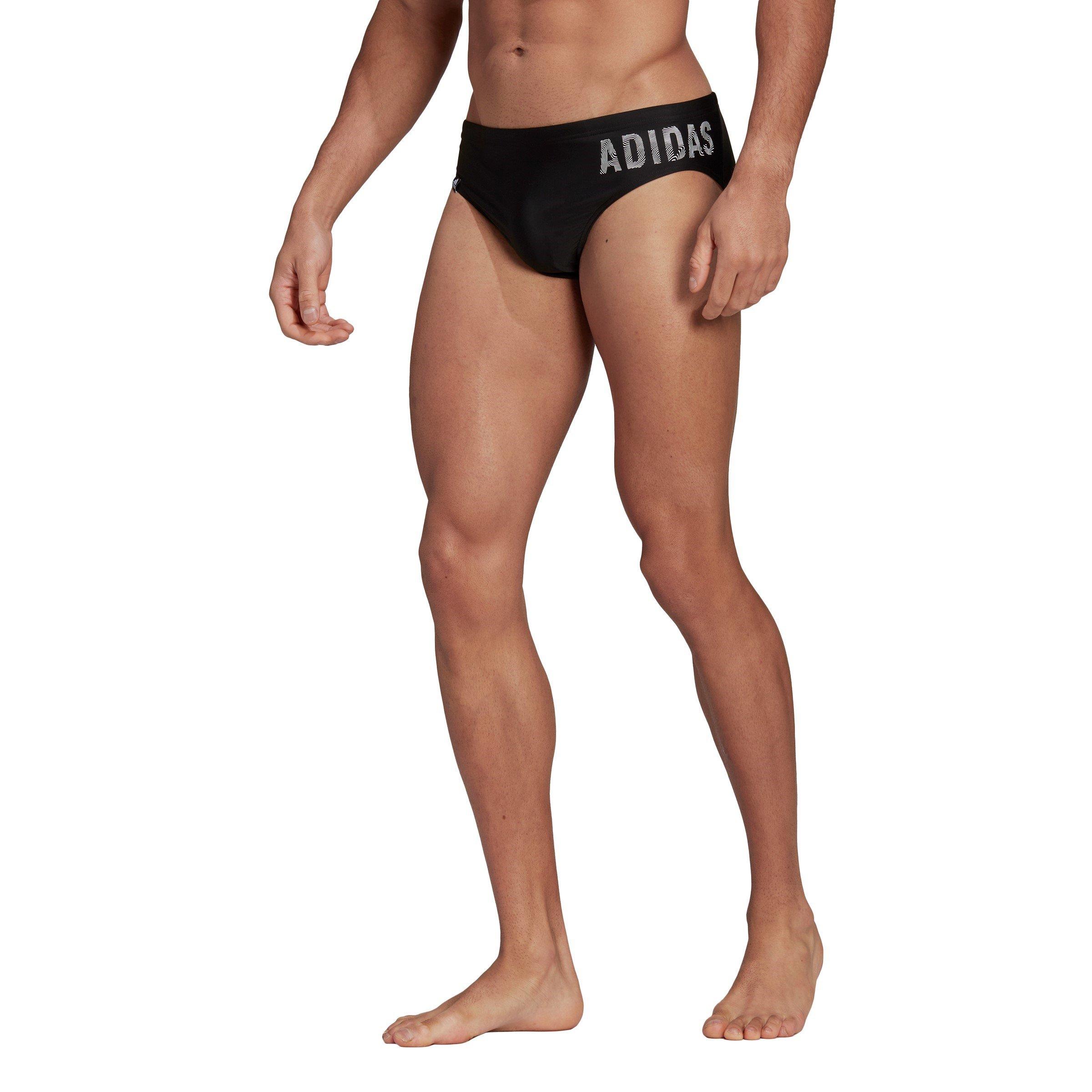 Black/Imp - adidas - Swim Trunks - 2