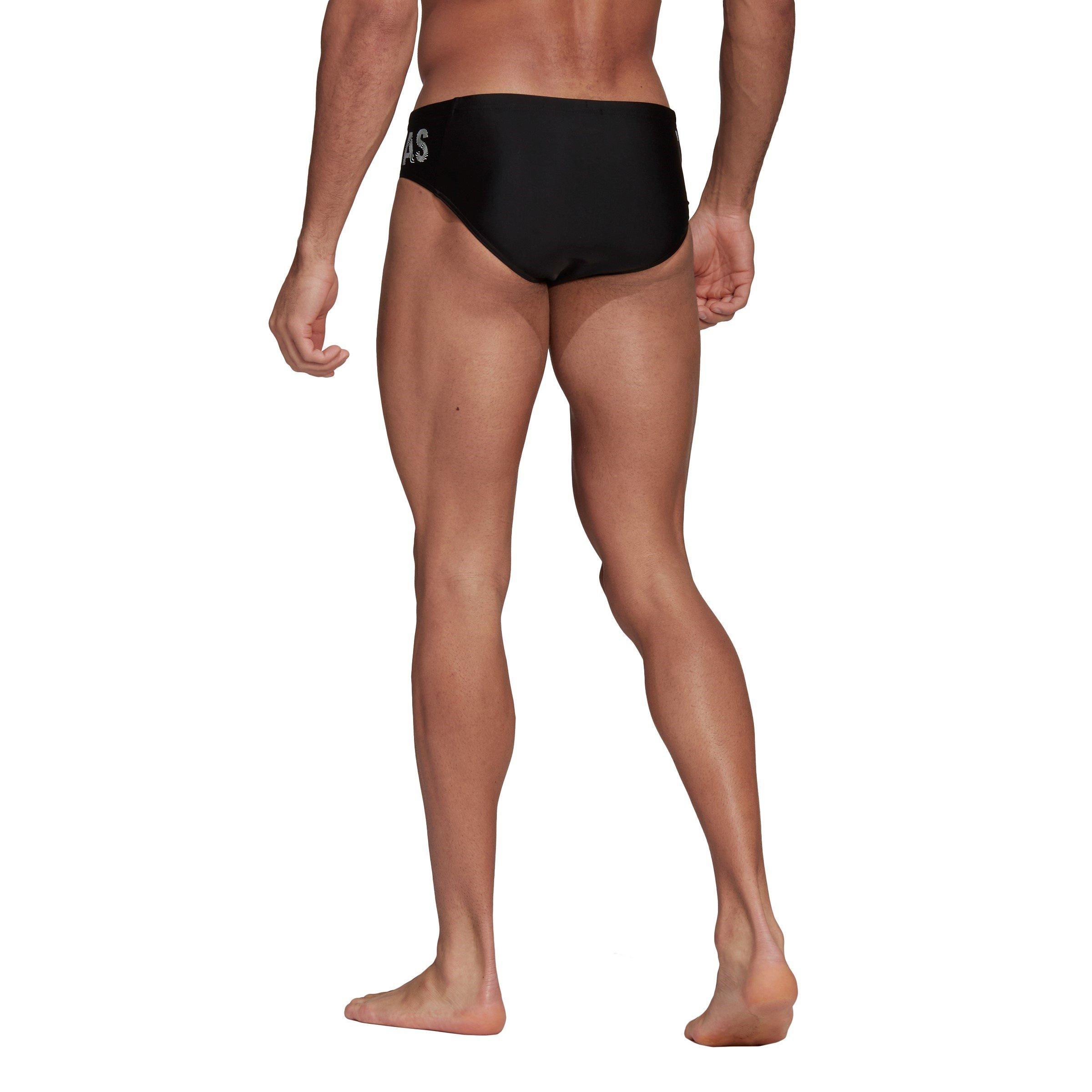Black/Imp - adidas - Swim Trunks - 3