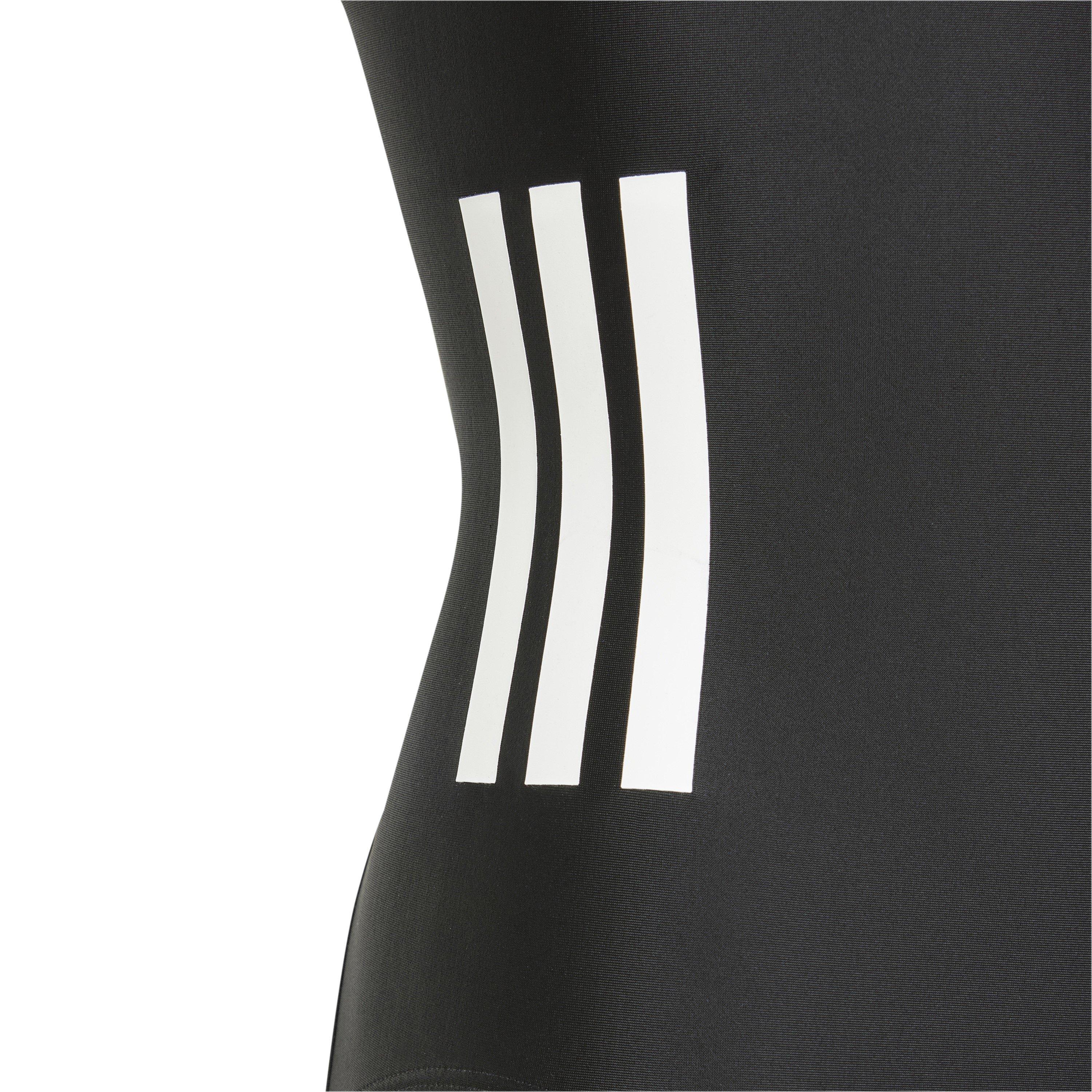 Nero / Bianco - adidas - Three Stripe Swimsuit Junior Girls - 3