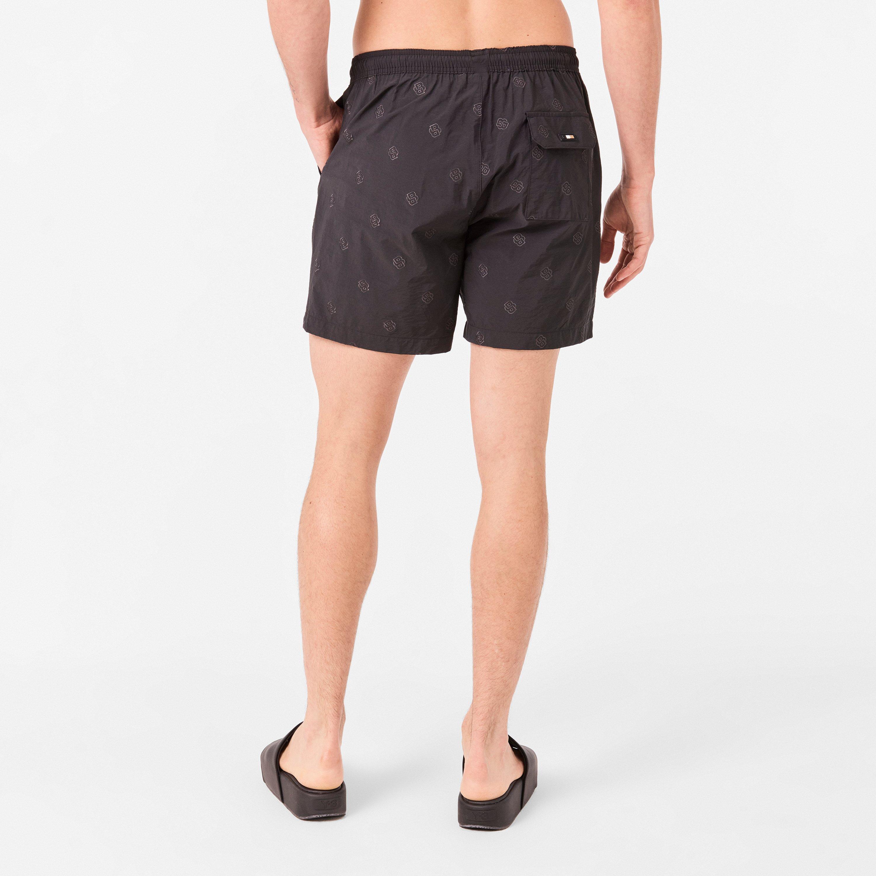 Black 001 - Boss - Men's Jean Swimshort, Jean-style Swim Shorts - 4