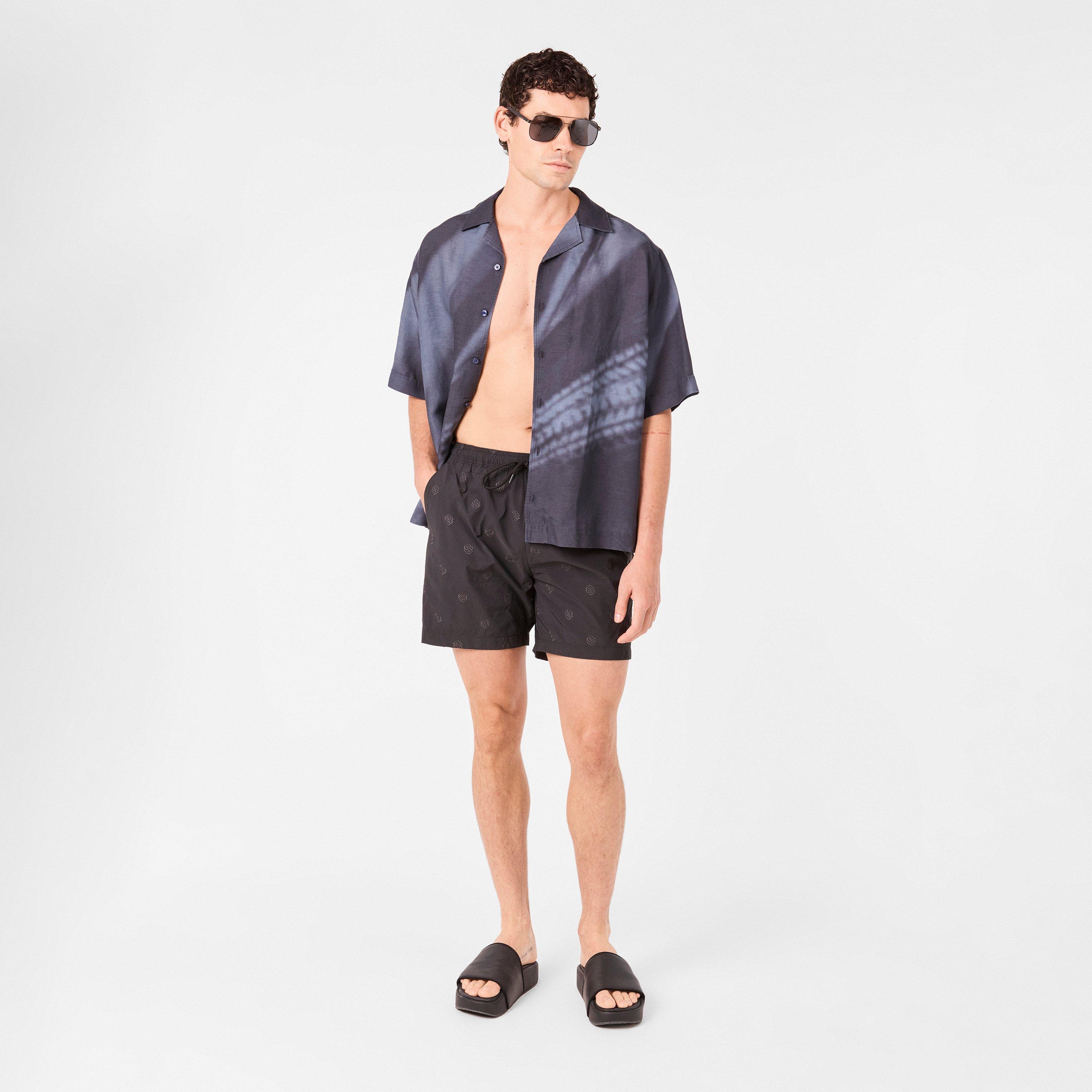 Black 001 - Boss - Men's Jean Swimshort, Jean-style Swim Shorts - 6