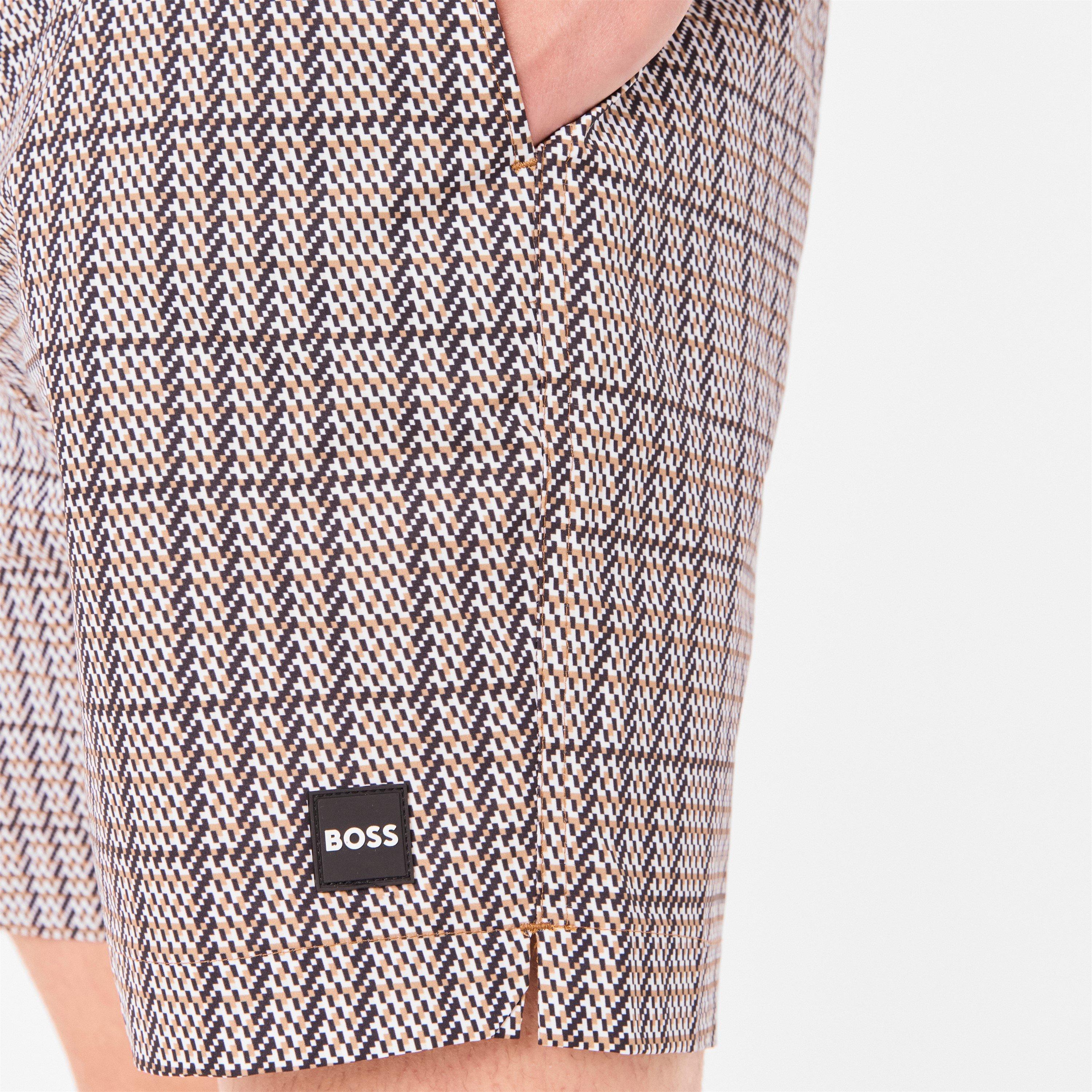 Black 001 - Boss - Men's BW Beach Swim Shorts, Beach to Bar Versatility - 5