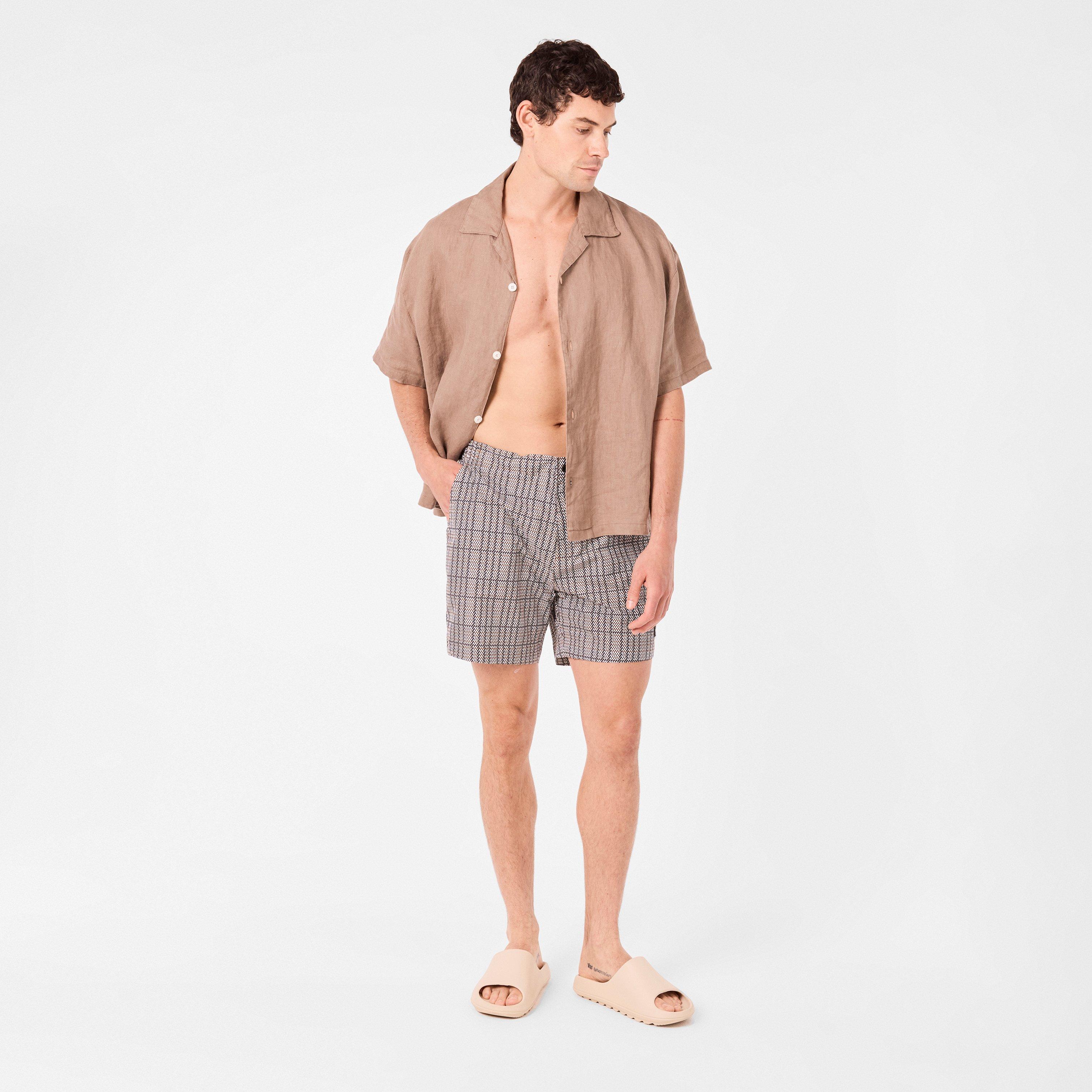 Black 001 - Boss - Men's BW Beach Swim Shorts, Beach to Bar Versatility - 6