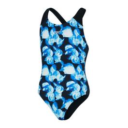 Speedo Allover Splashback Swimsuit Junior Girls