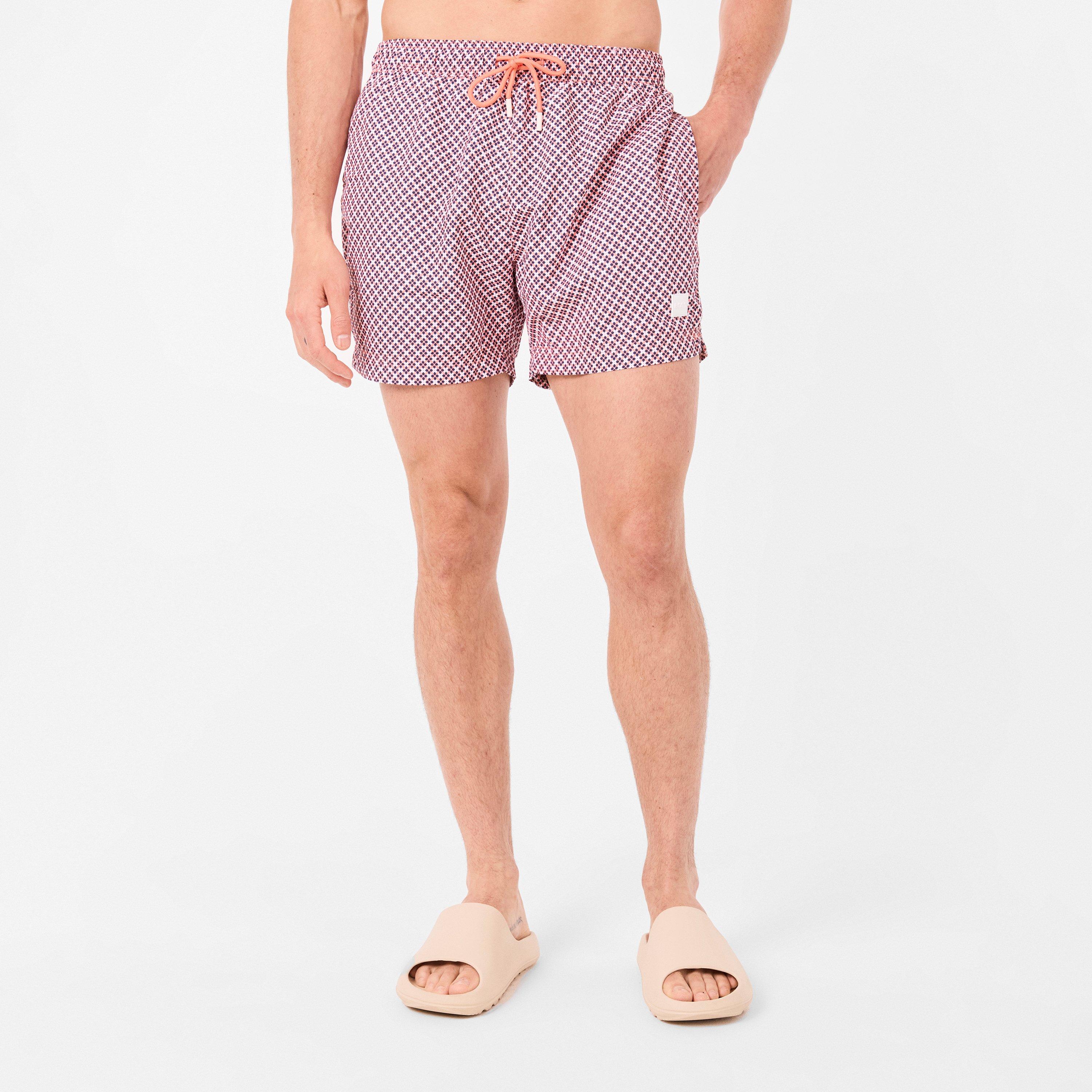 Bright Pink 671 - Boss - Men's BW Vibe SwimShort Stylish Swim Shorts - 3