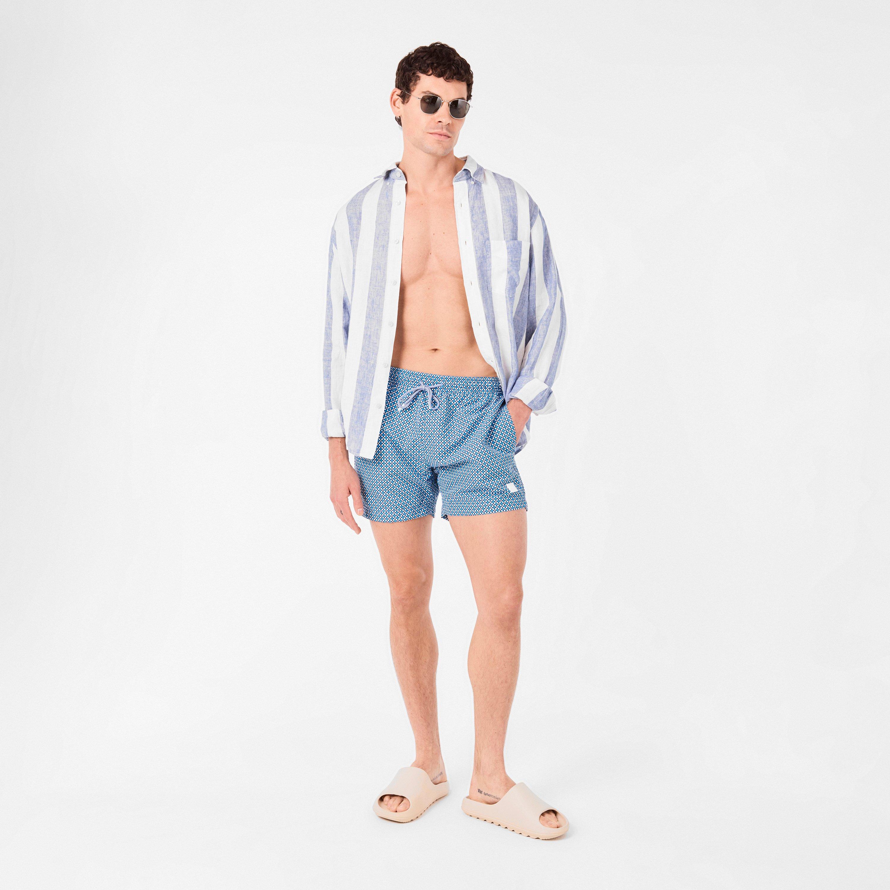Open Blue 483 - Boss - Men's Vibe Quick Drying Mesh Lined Swim Shorts - 6