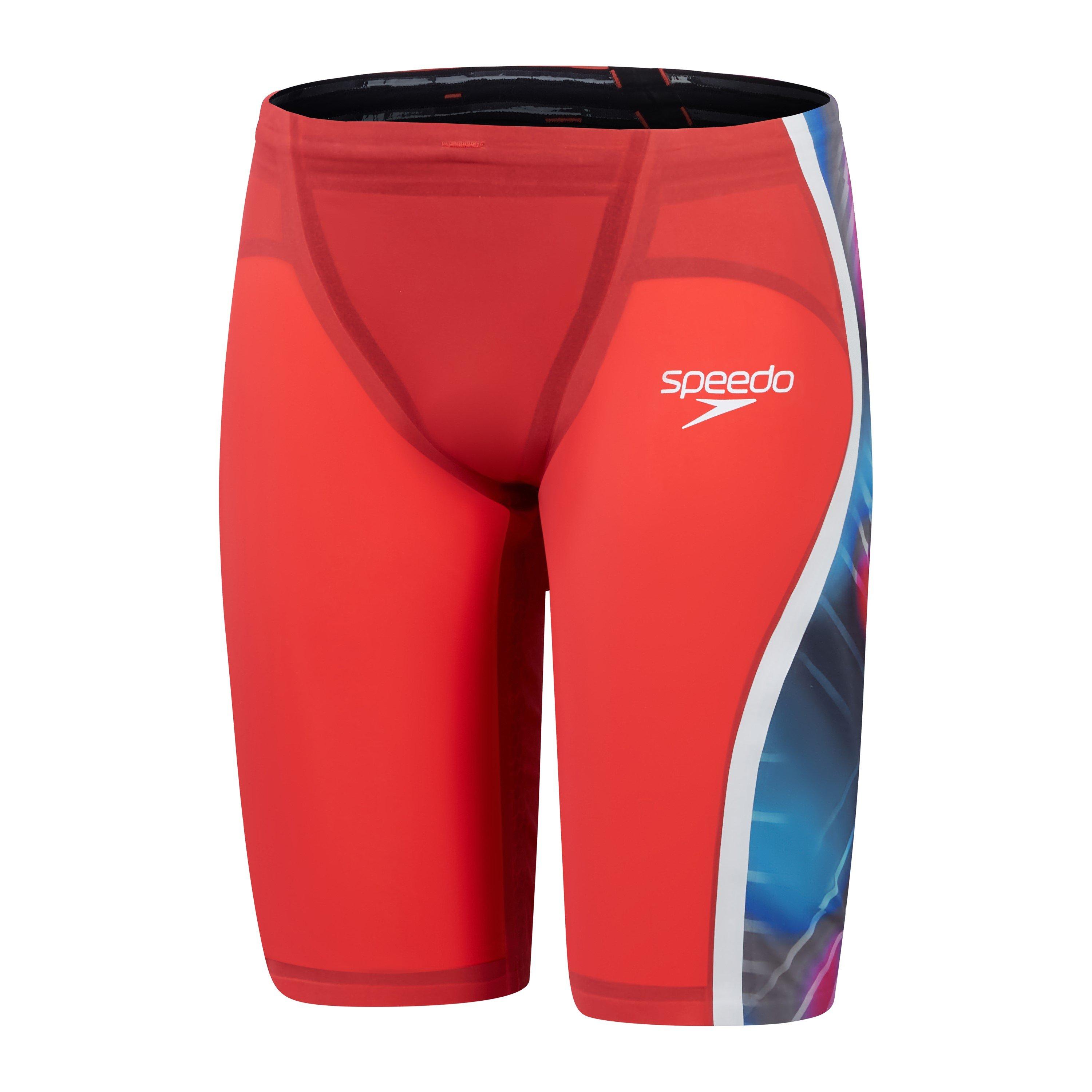 Speedo Men's Intent Jam Jammers - Red/Blue - 28