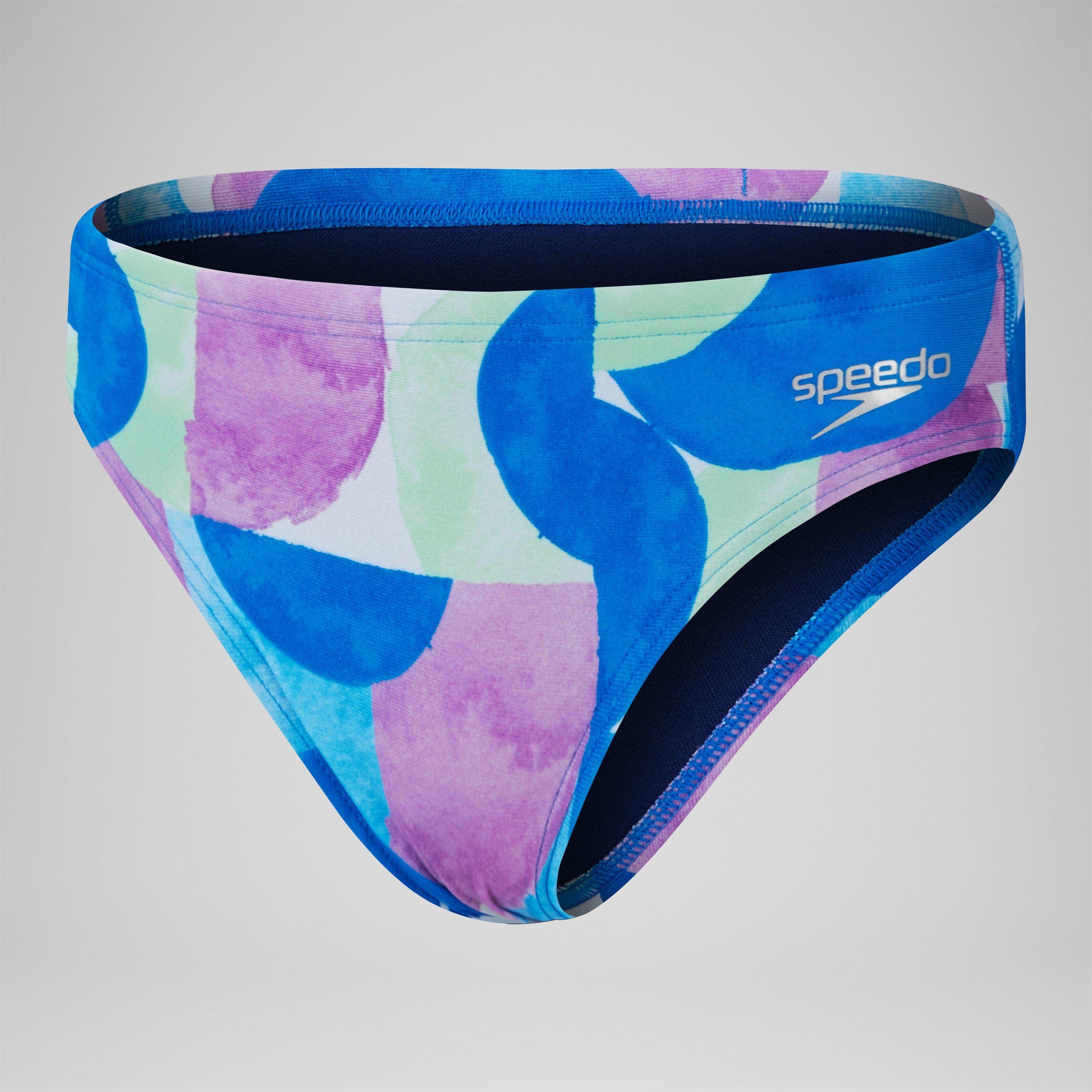 Speedo Boys Kids' Alov Digi Bf Swimming Trunks - Blue/Pink - 9-10 (M)