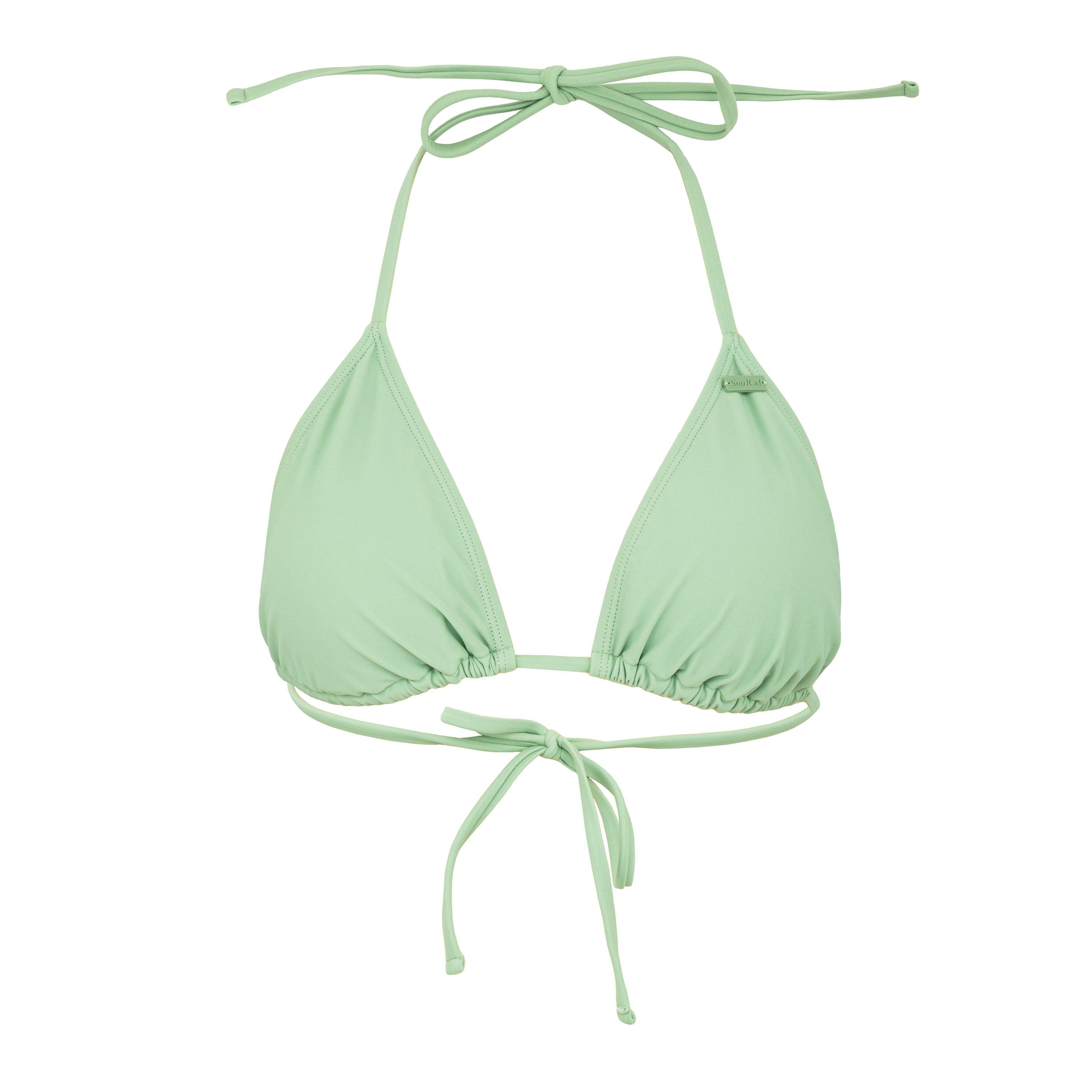 Sage Green - SoulCal - SC Tie Bikini Top Womens - 1