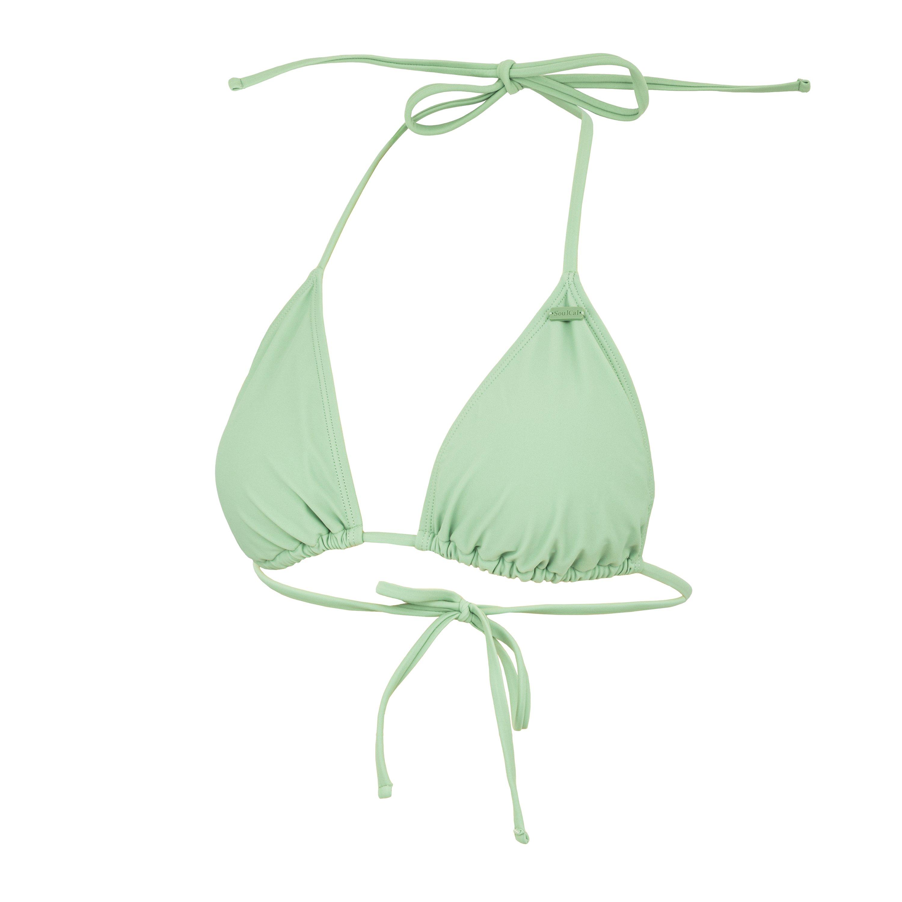 Sage Green - SoulCal - SC Tie Bikini Top Womens - 3