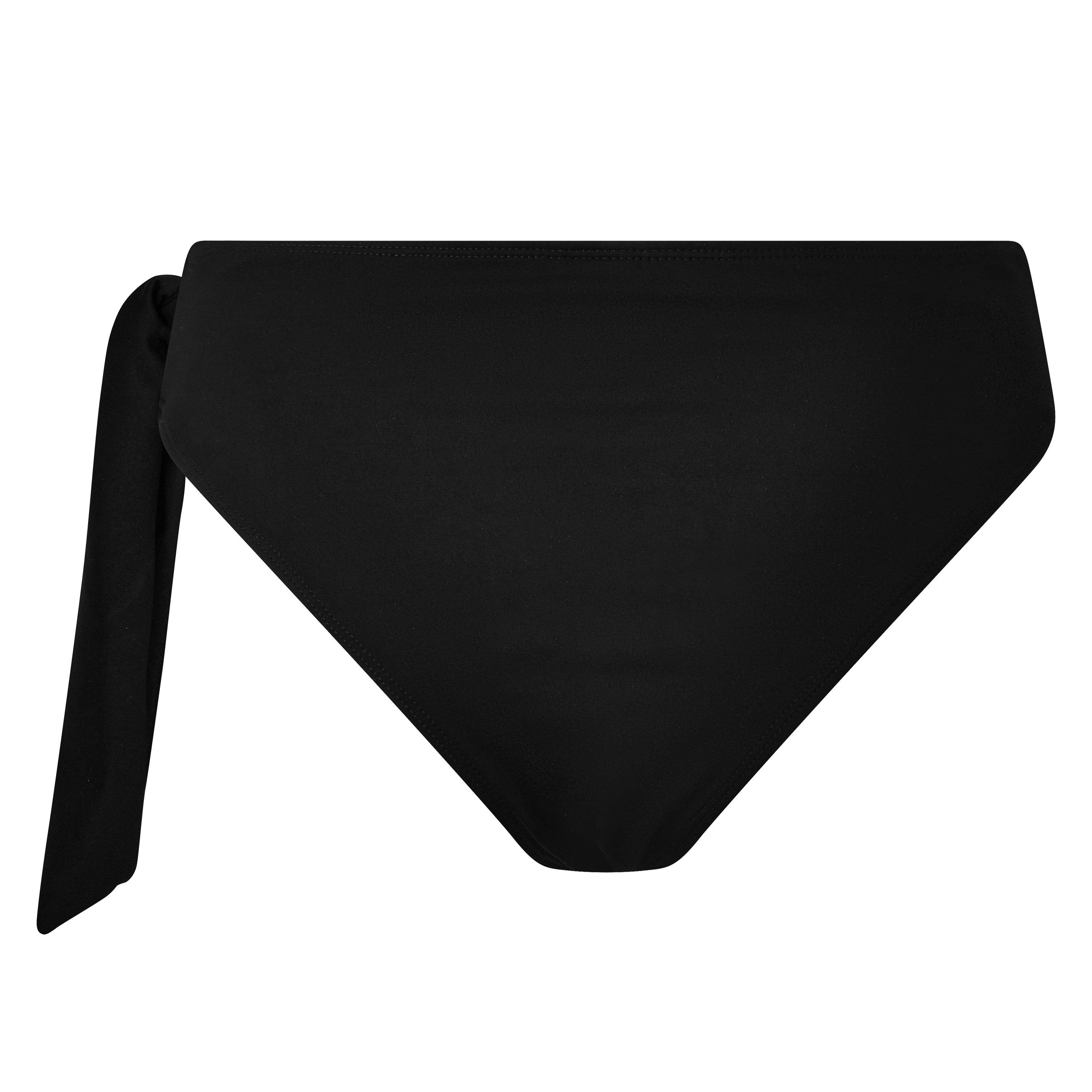 Black - 4th and Reckless - Women's Cara High Leg Bikini Bottoms - 2