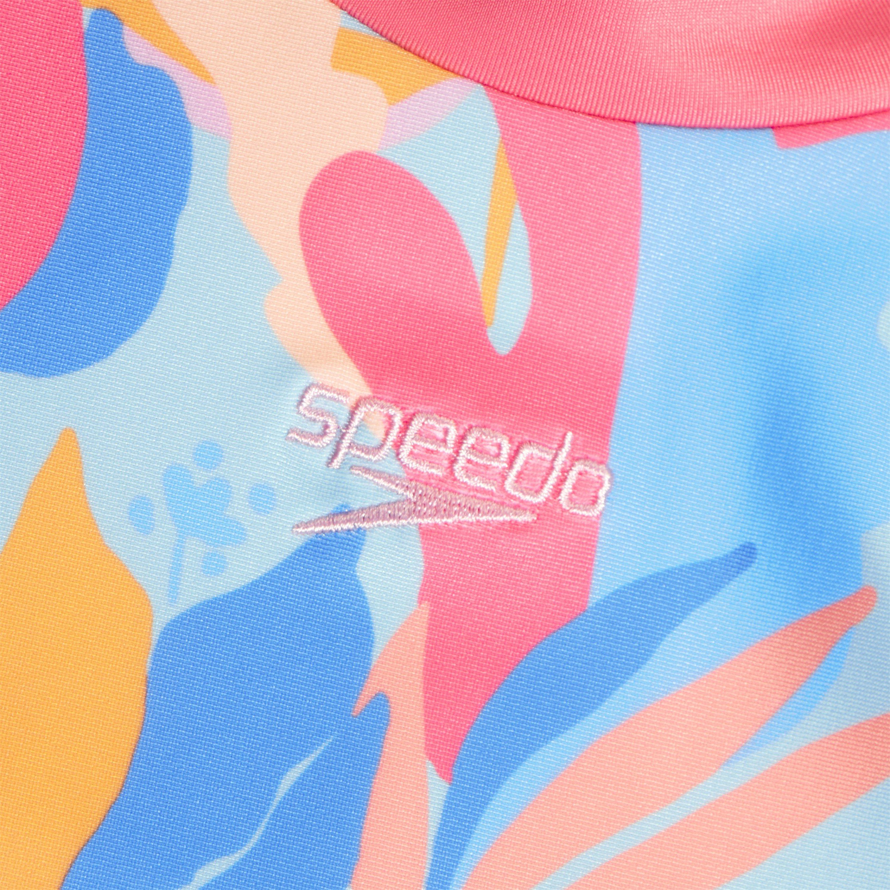 Pink/Blue - Speedo - Ls Rash Top In99 - 3