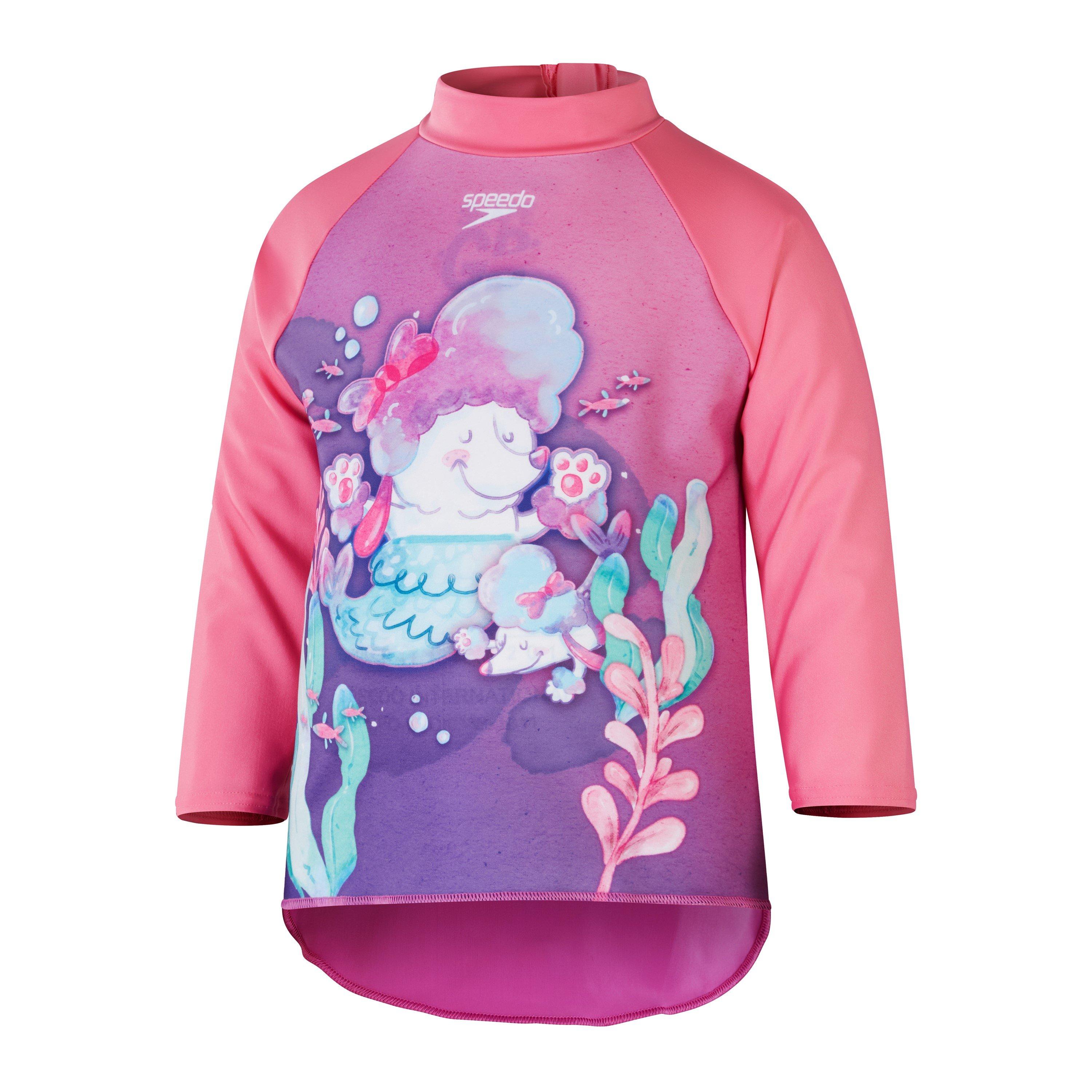 Pink/Lilla - Speedo - Dip Rash Top In99 - 1